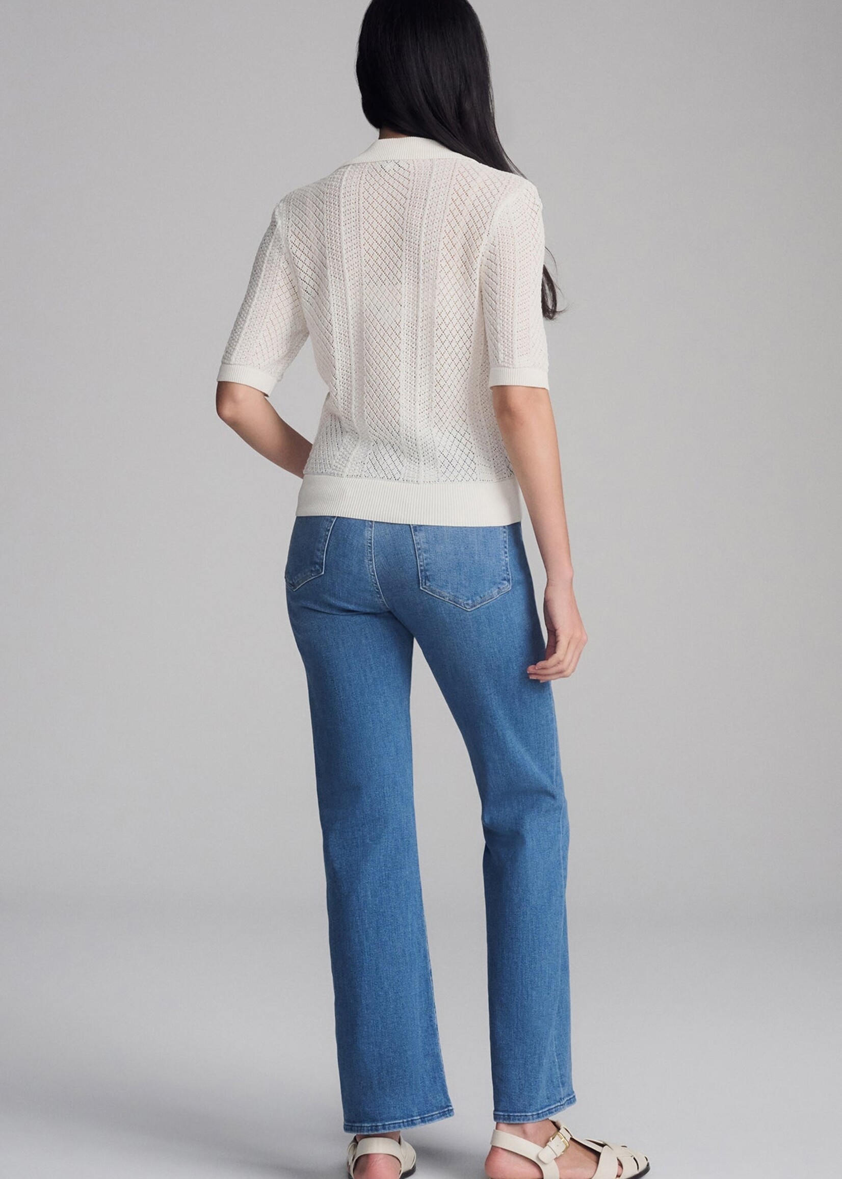 Mavi MAVI Pull Polo En Tricot - Antique White