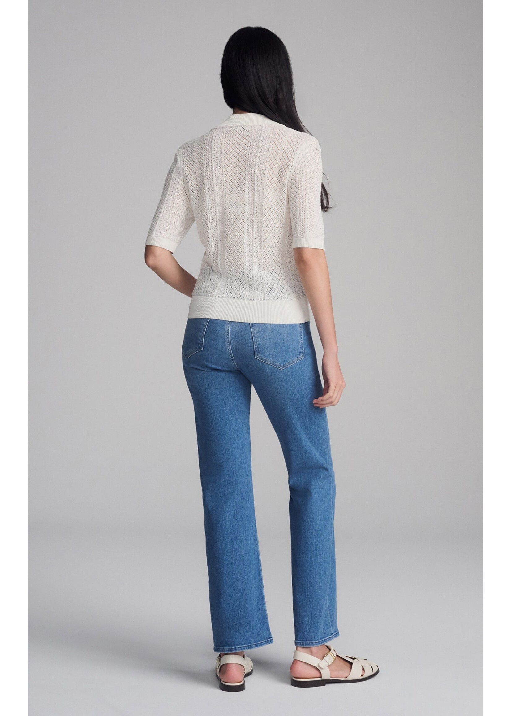 Mavi MAVI Pull Polo En Tricot - Antique White