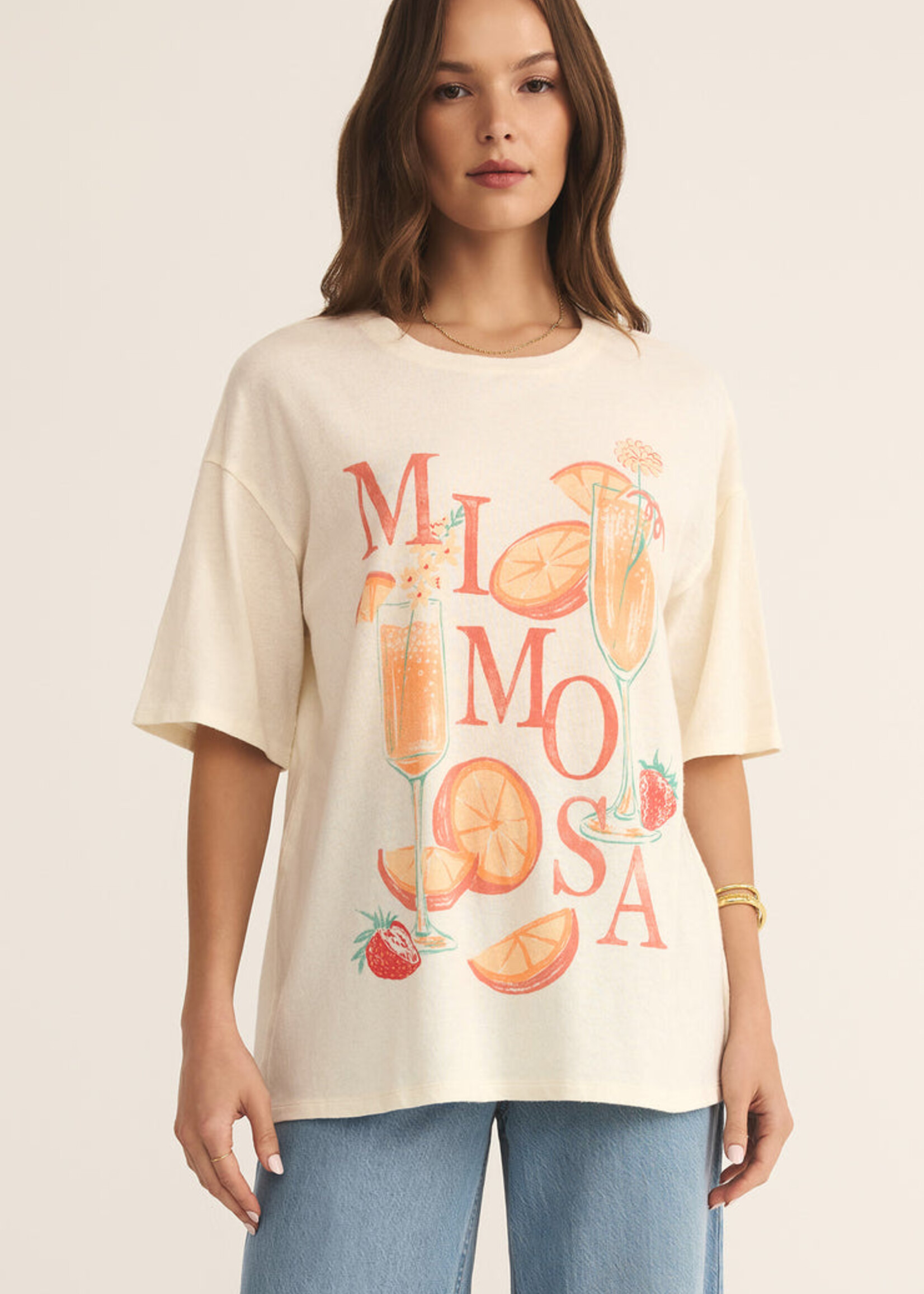 Z-Supply Z-Supply Mimosa Oversized Tee - Sea Salt