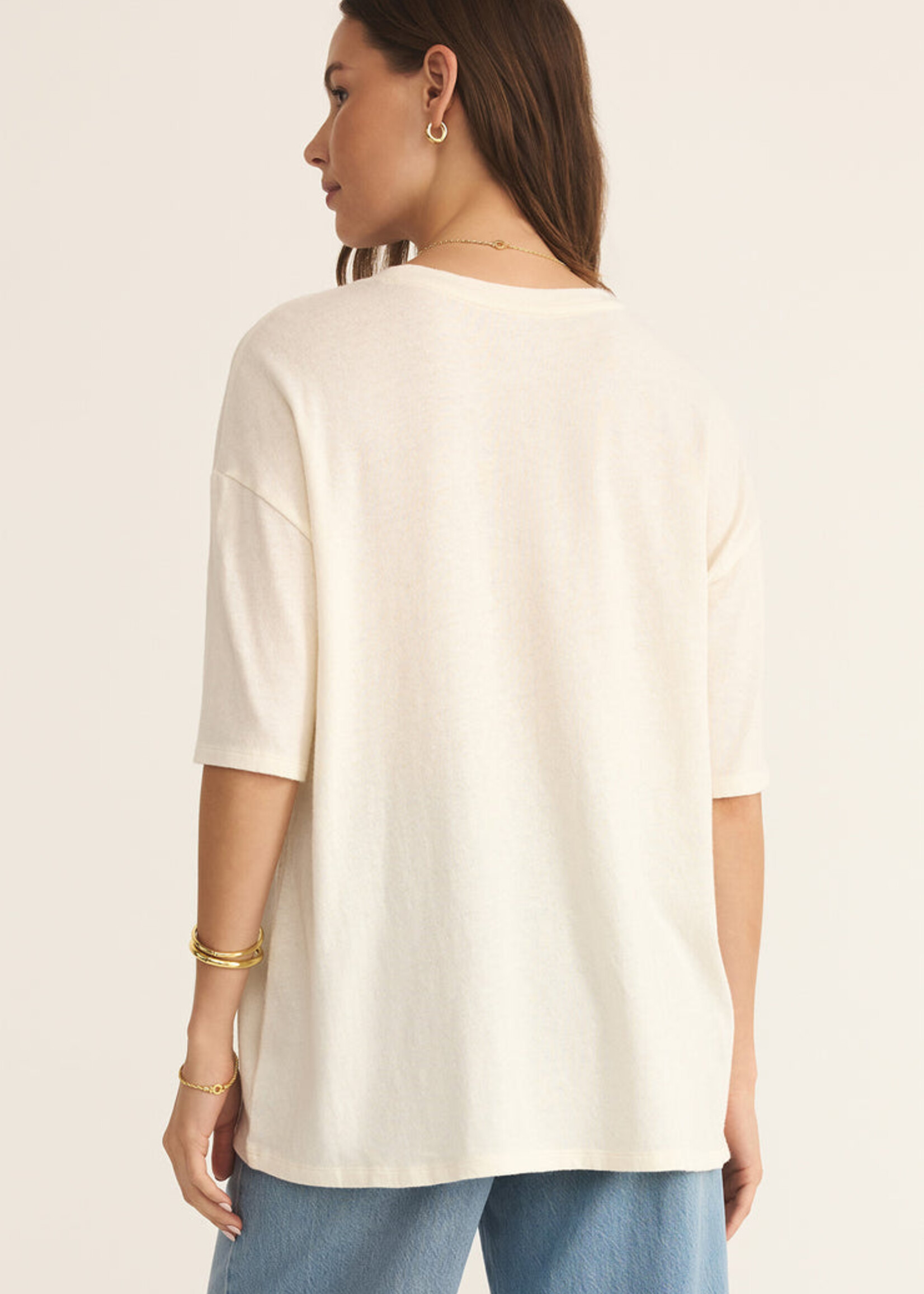 Z-Supply Z-Supply Mimosa Oversized Tee - Sea Salt
