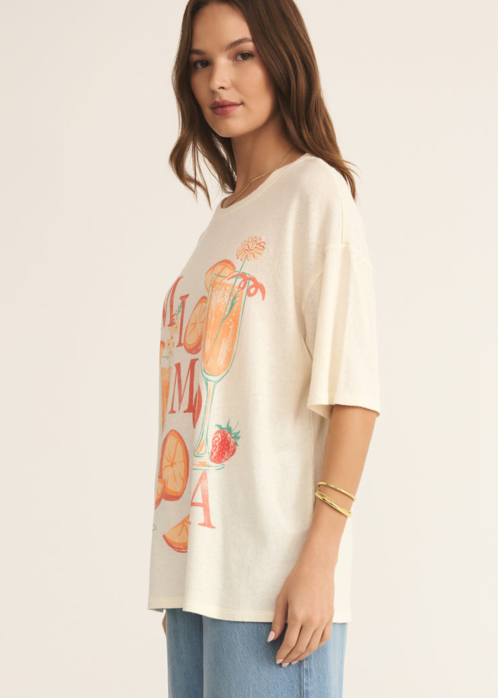 Z-Supply Z-Supply Mimosa Oversized Tee - Sea Salt