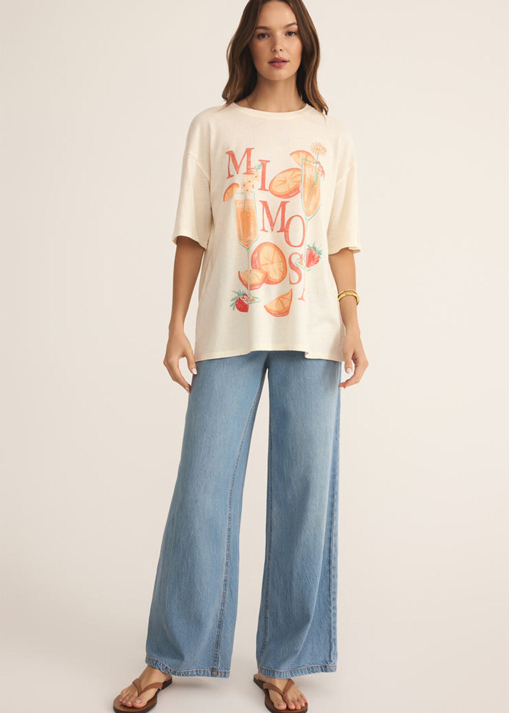Z-Supply Z-Supply Mimosa Oversized Tee - Sea Salt