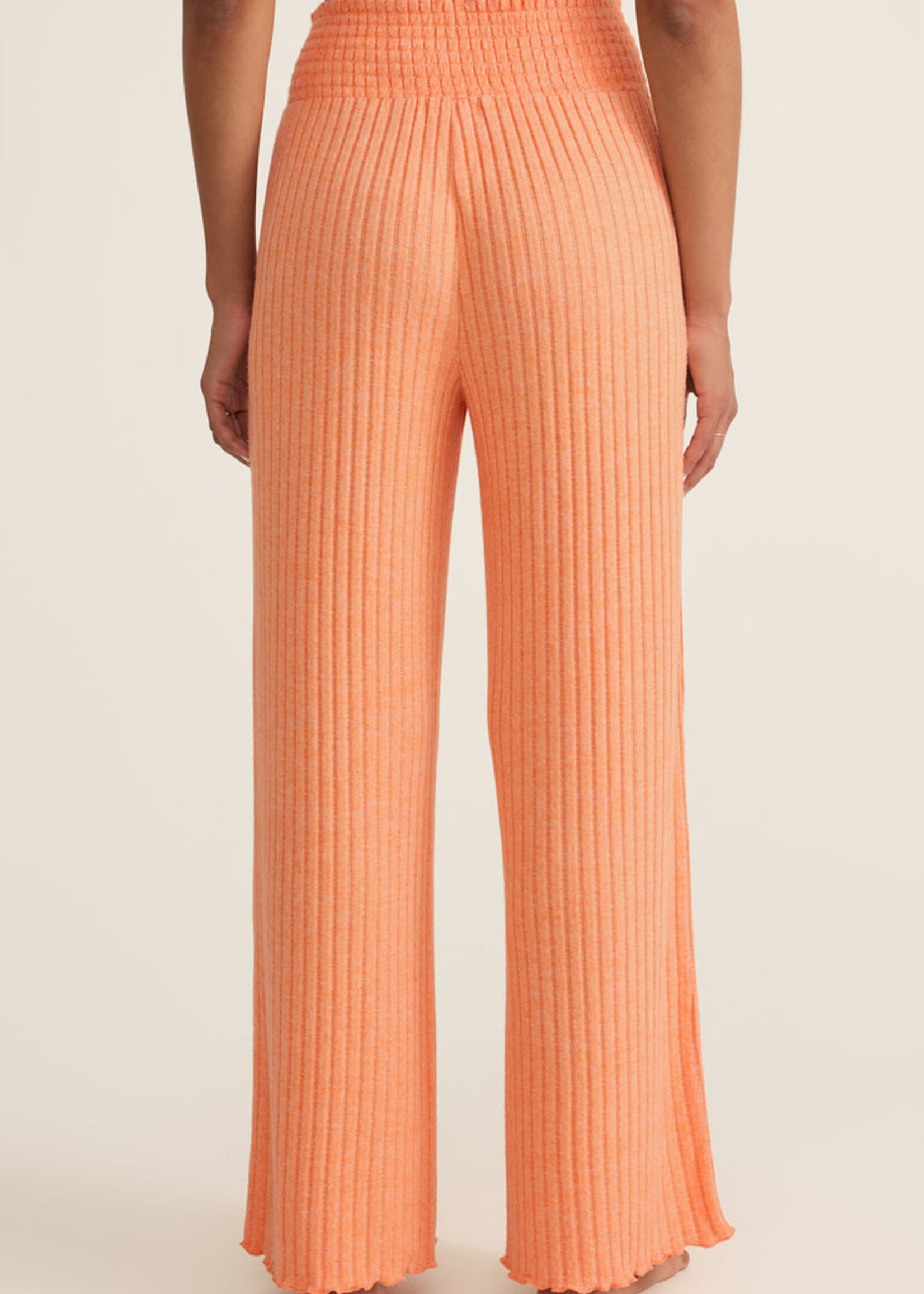 Z-Supply Z-Supply Pantalon Côtelé À Smocks Dawn - Malibu Orange