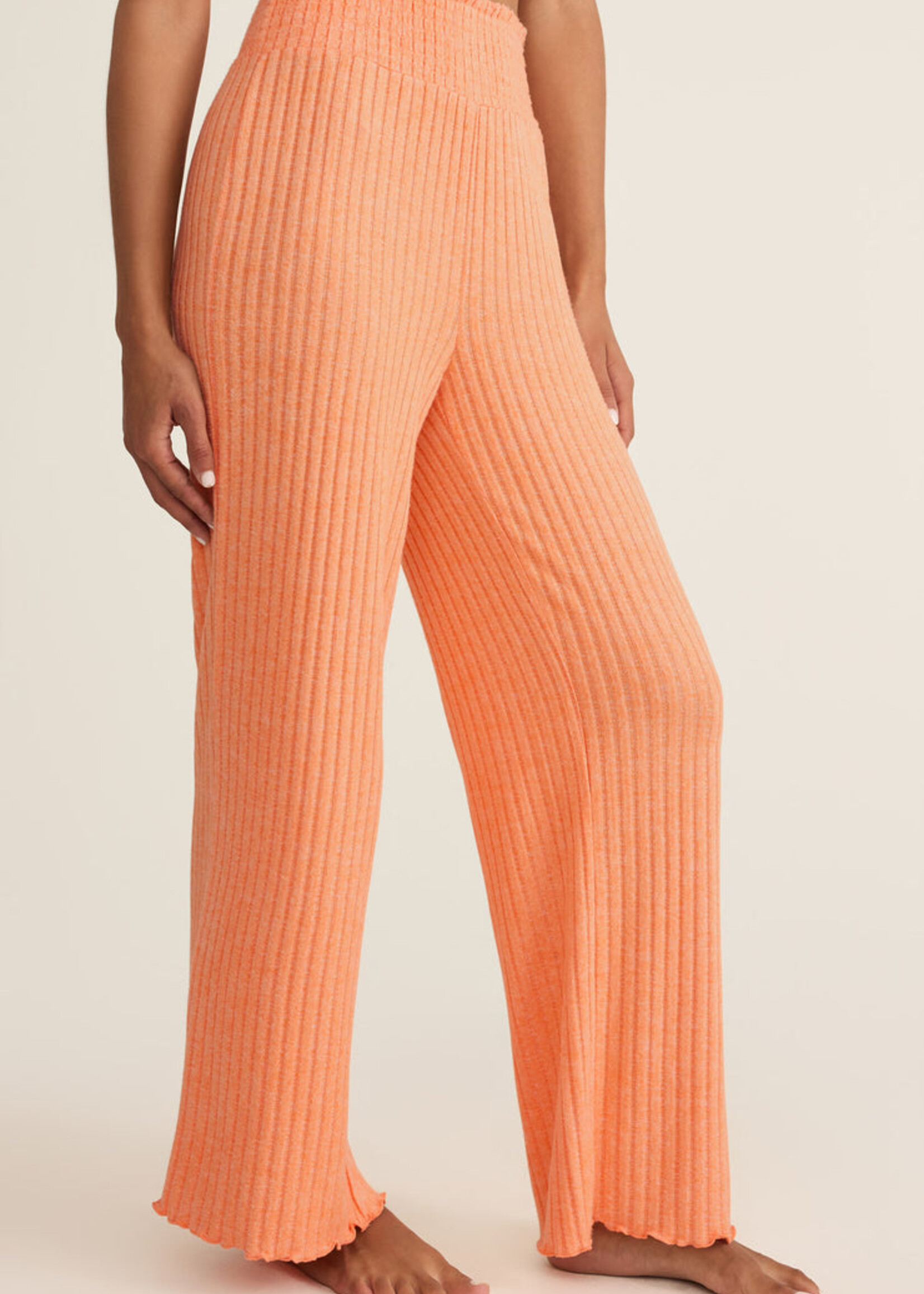 Z-Supply Z-Supply Pantalon Côtelé À Smocks Dawn - Malibu Orange