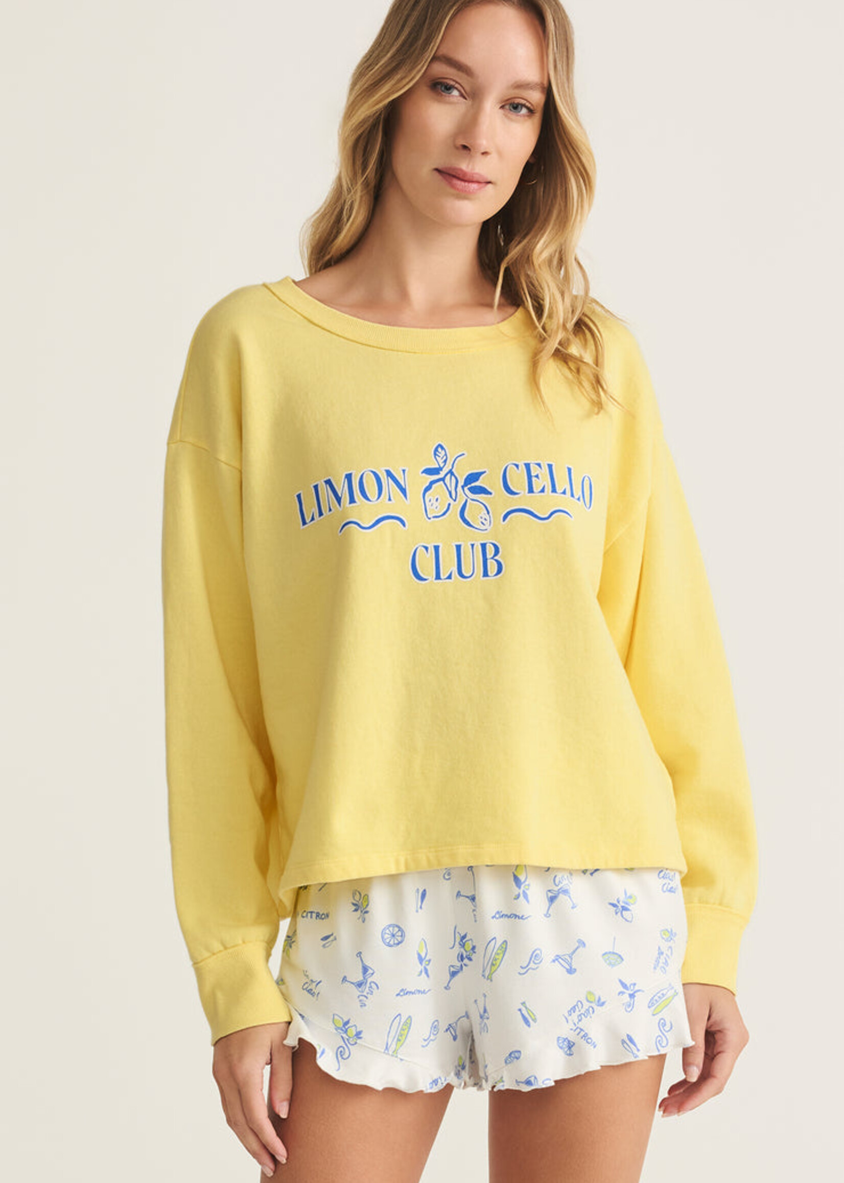 Z-Supply Z-Supply Limoncello Sweatshirt - Lemonade