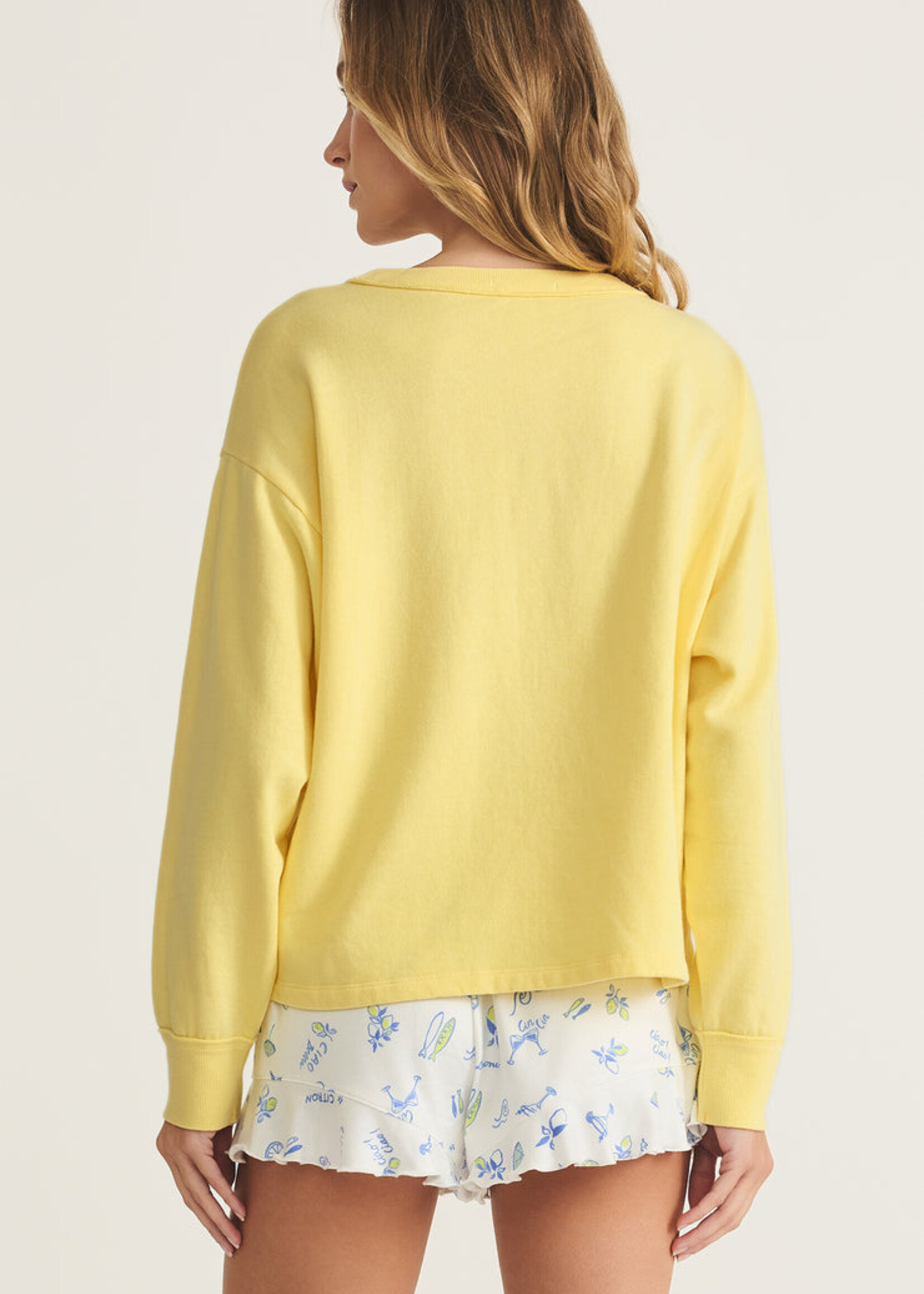 Z-Supply Z-Supply Limoncello Sweatshirt - Lemonade