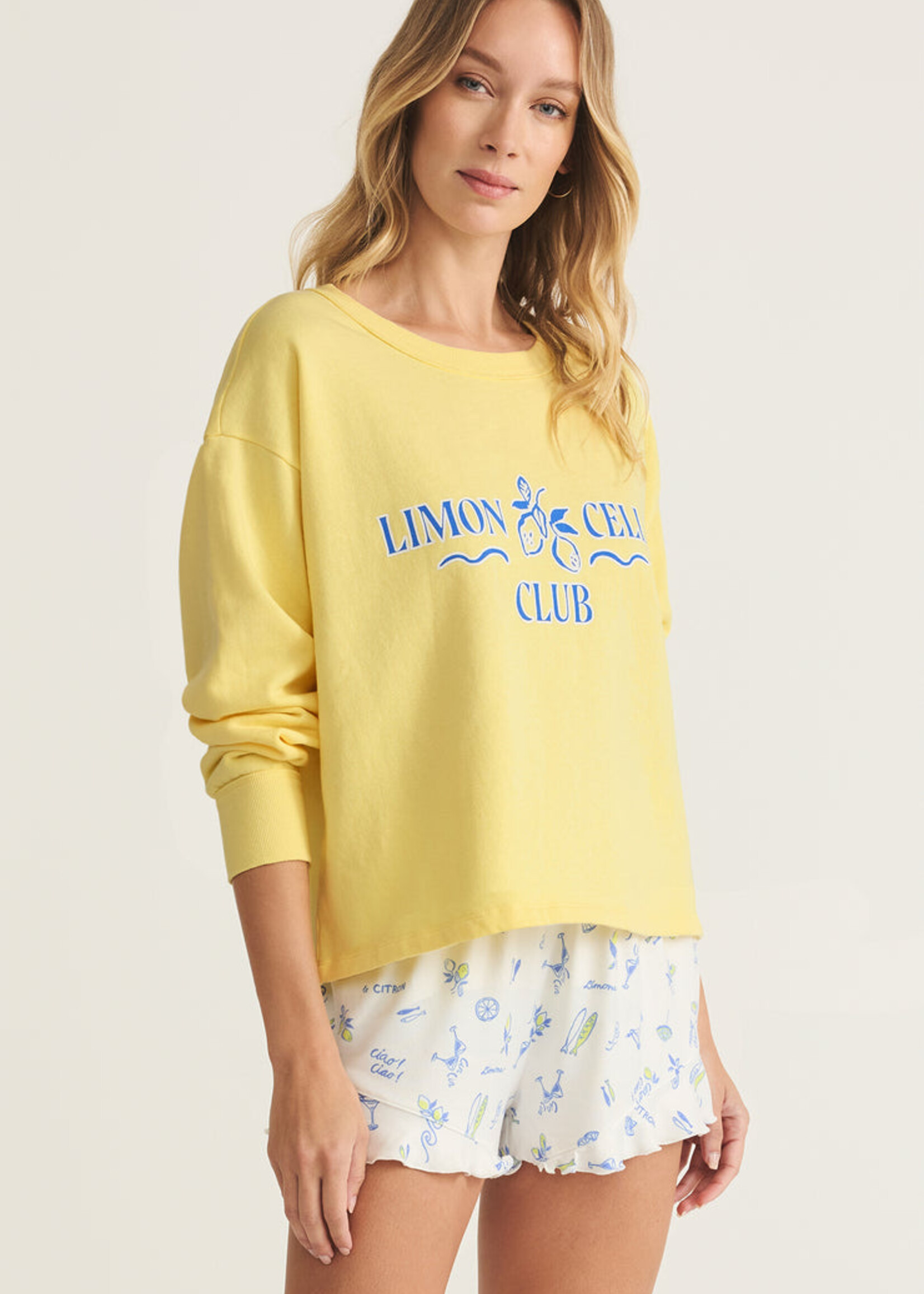 Z-Supply Z-Supply Limoncello Sweatshirt - Lemonade