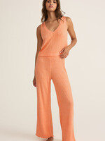 Z-Supply Z-Supply Sloane V-Neck Rib Tank - Malibu Orange