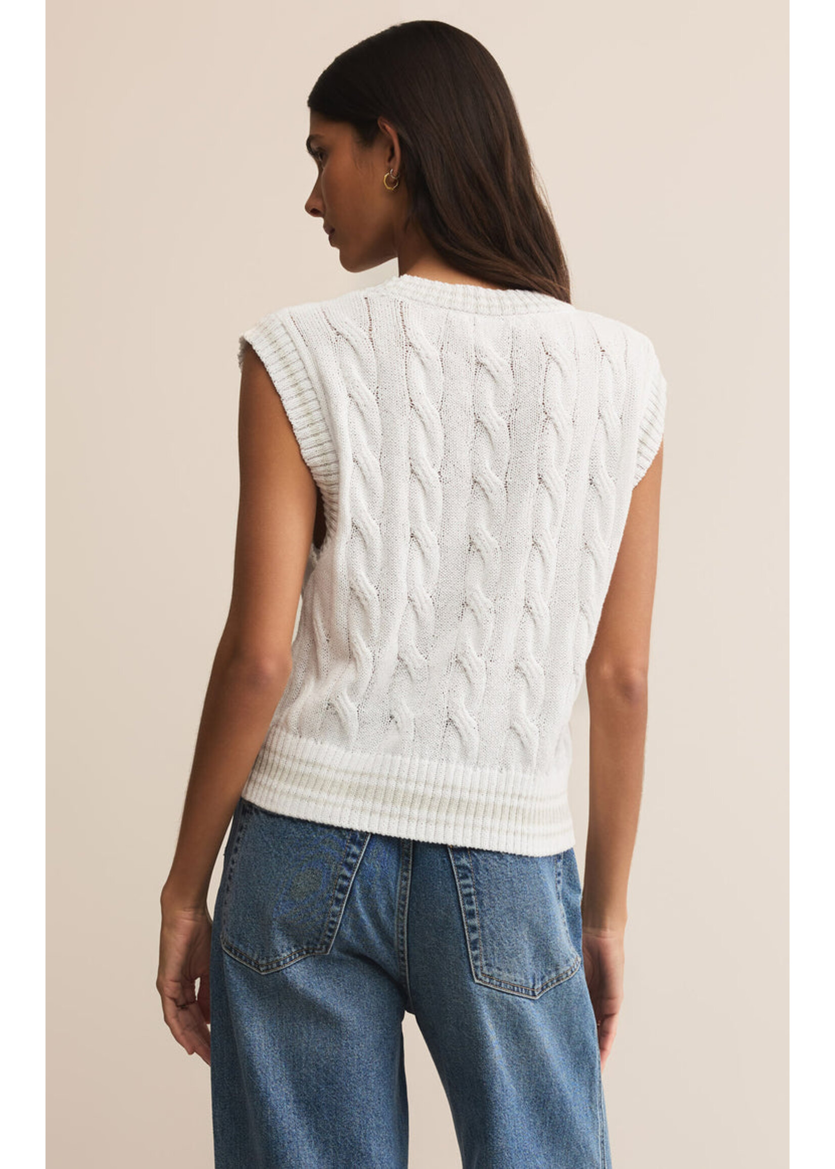 Z-Supply Z-Supply Fairway Knit Vest - White