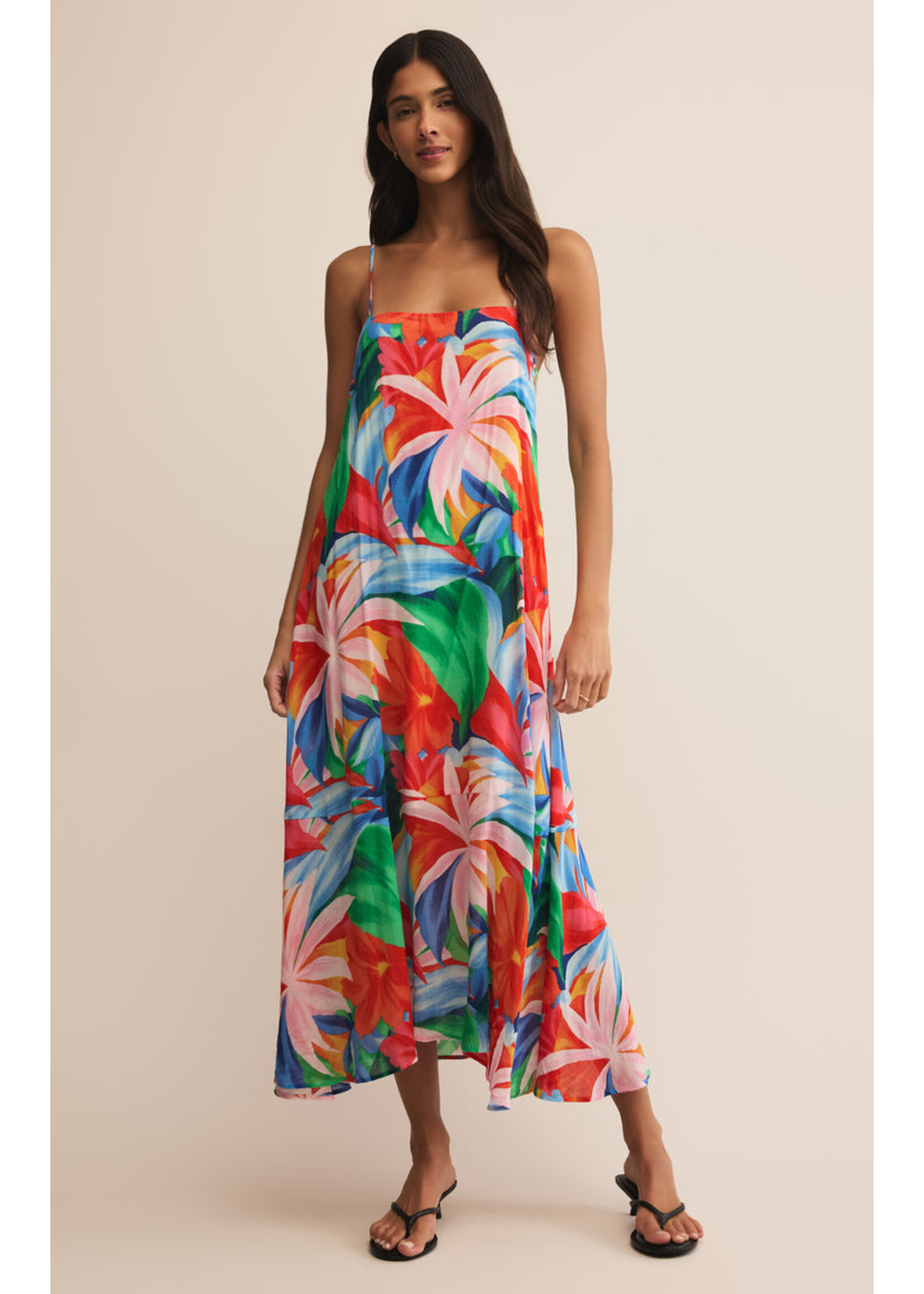 Z-Supply Z-Supply Coast Villa Floral Midi Dress - Multi
