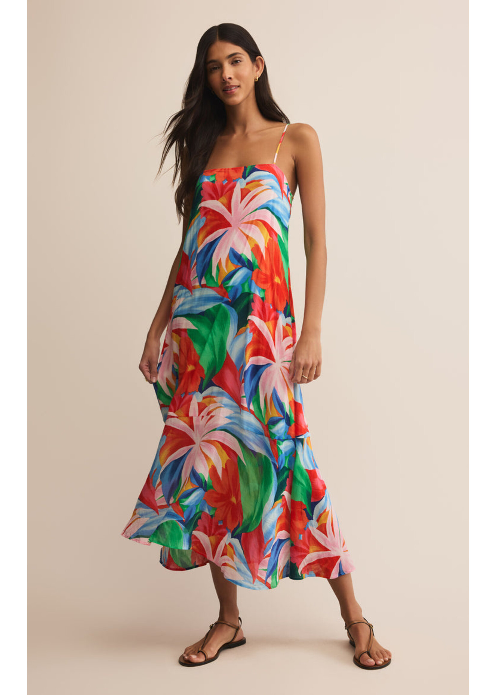 Z-Supply Z-Supply Coast Villa Floral Midi Dress - Multi