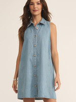 Z-Supply Z-Supply Light Twill Mini Dress - Light Indigo