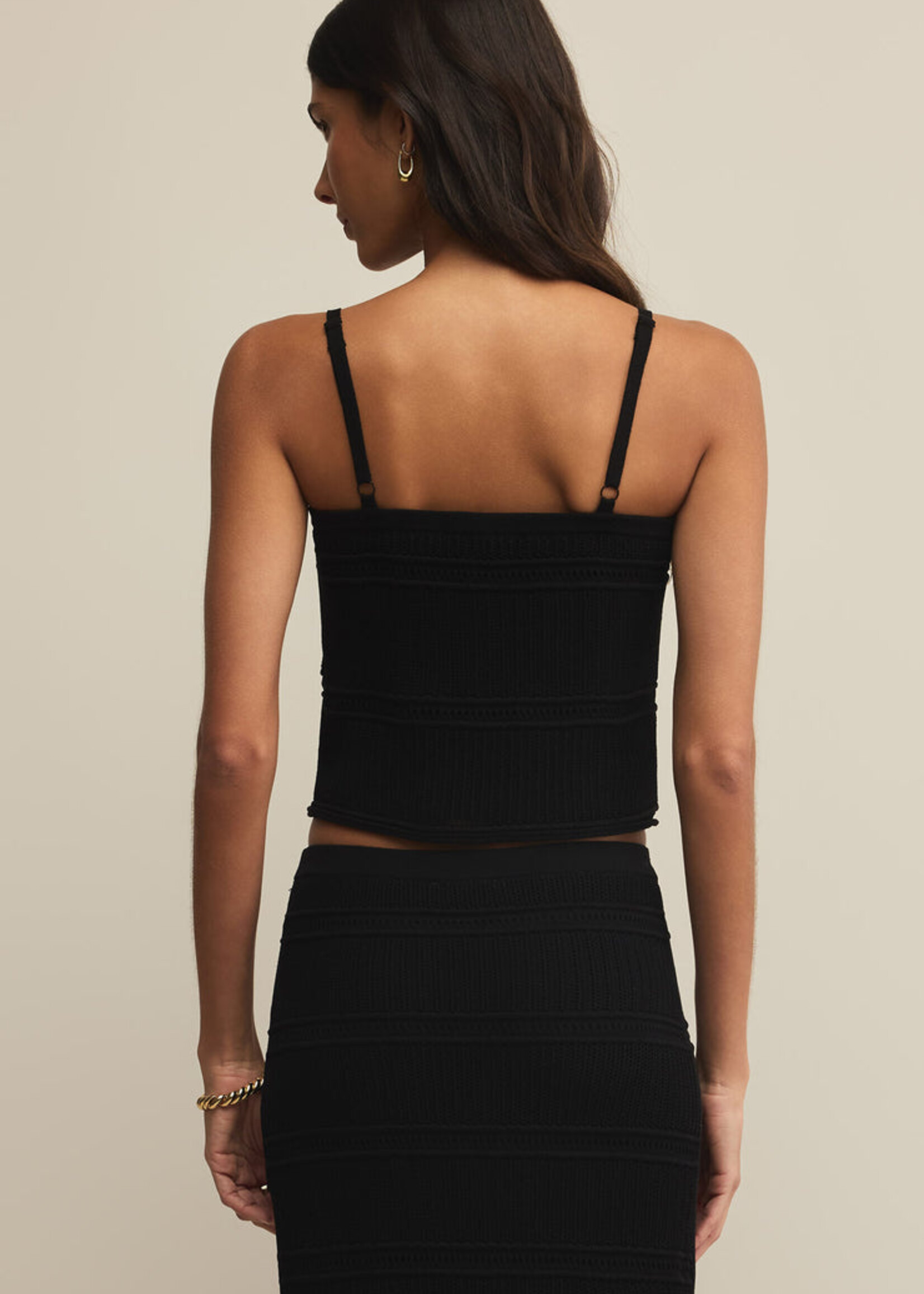 Z-Supply Z-Supply Fernanda Cropped Tank - Black