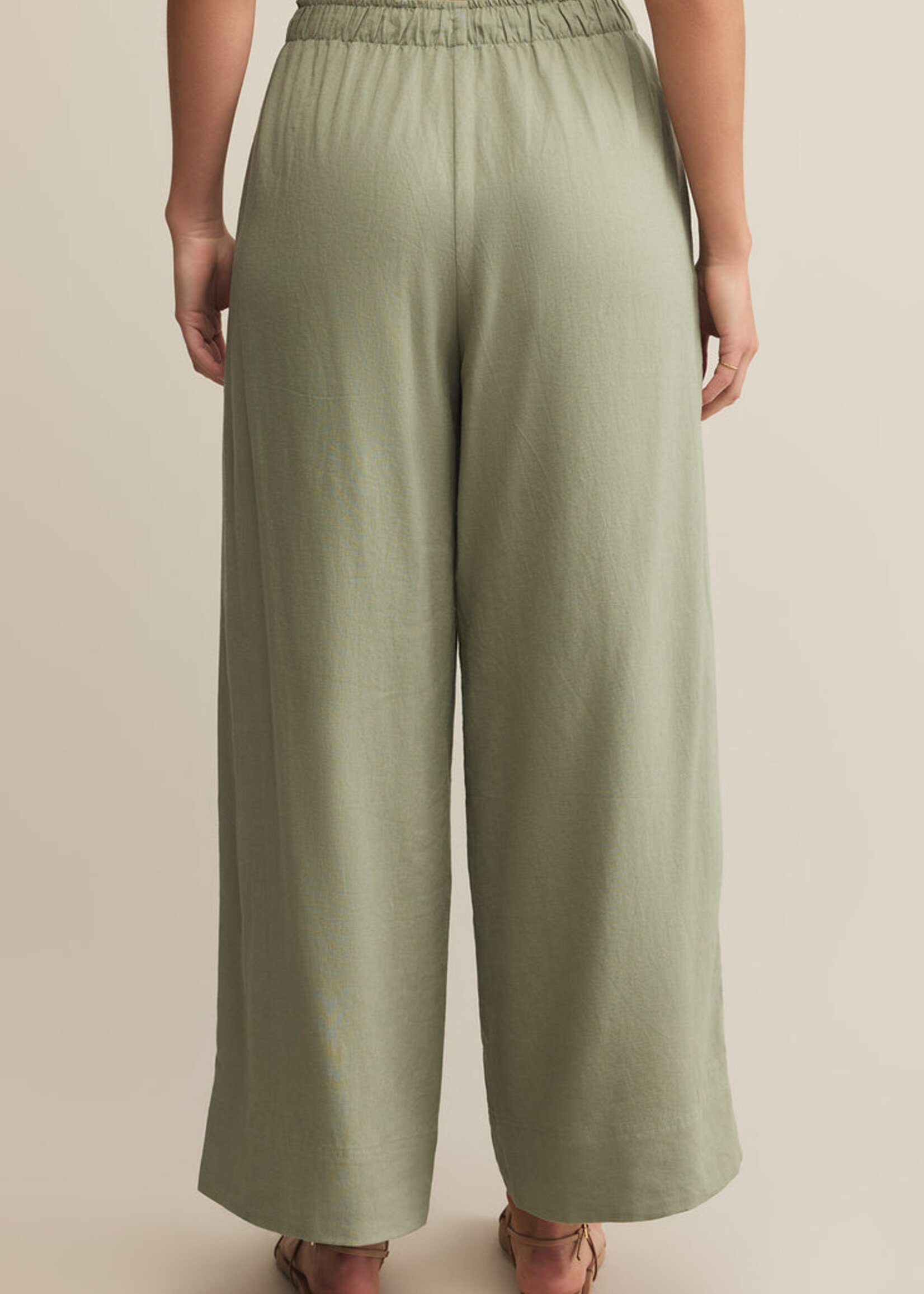 Z-Supply Z-Supply Pantalon En Lin Easton - Avocat