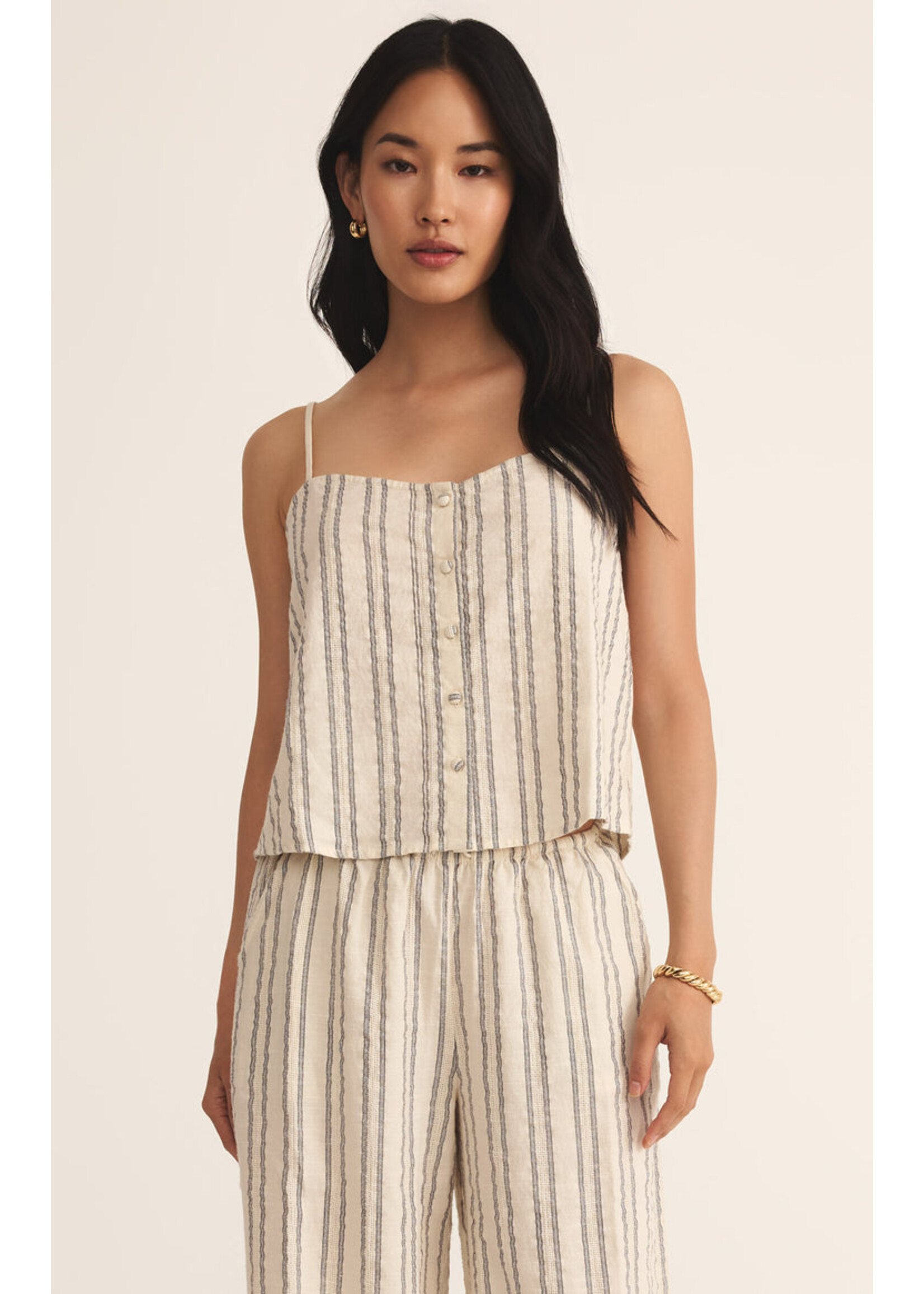 Z-Supply Z-Supply Savoy Stripe Tank - Sea Salt
