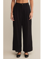 Z-Supply Z-Supply Pantalon En Lin Topanga - Noir