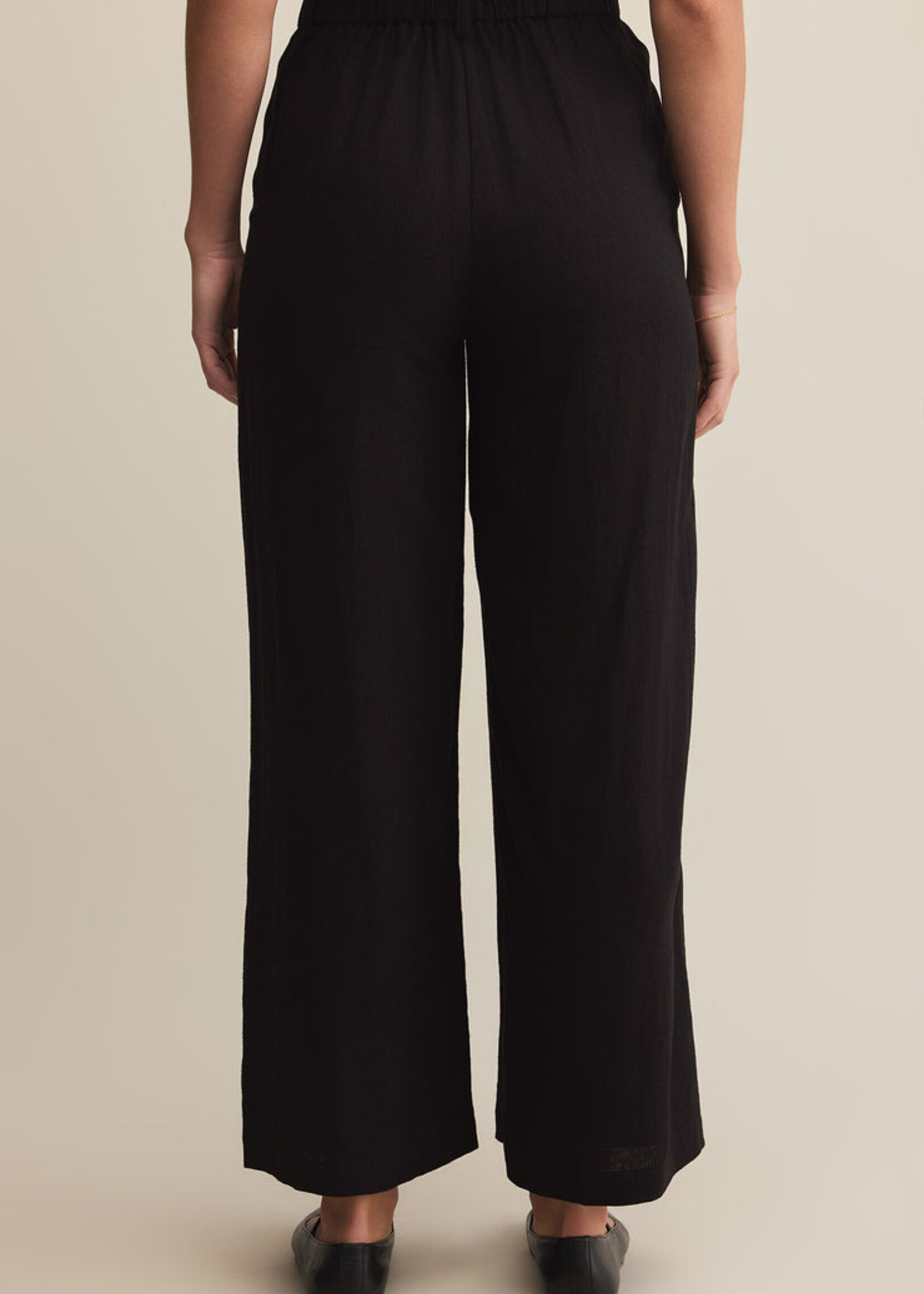 Z-Supply Z-Supply Pantalon En Lin Topanga - Noir