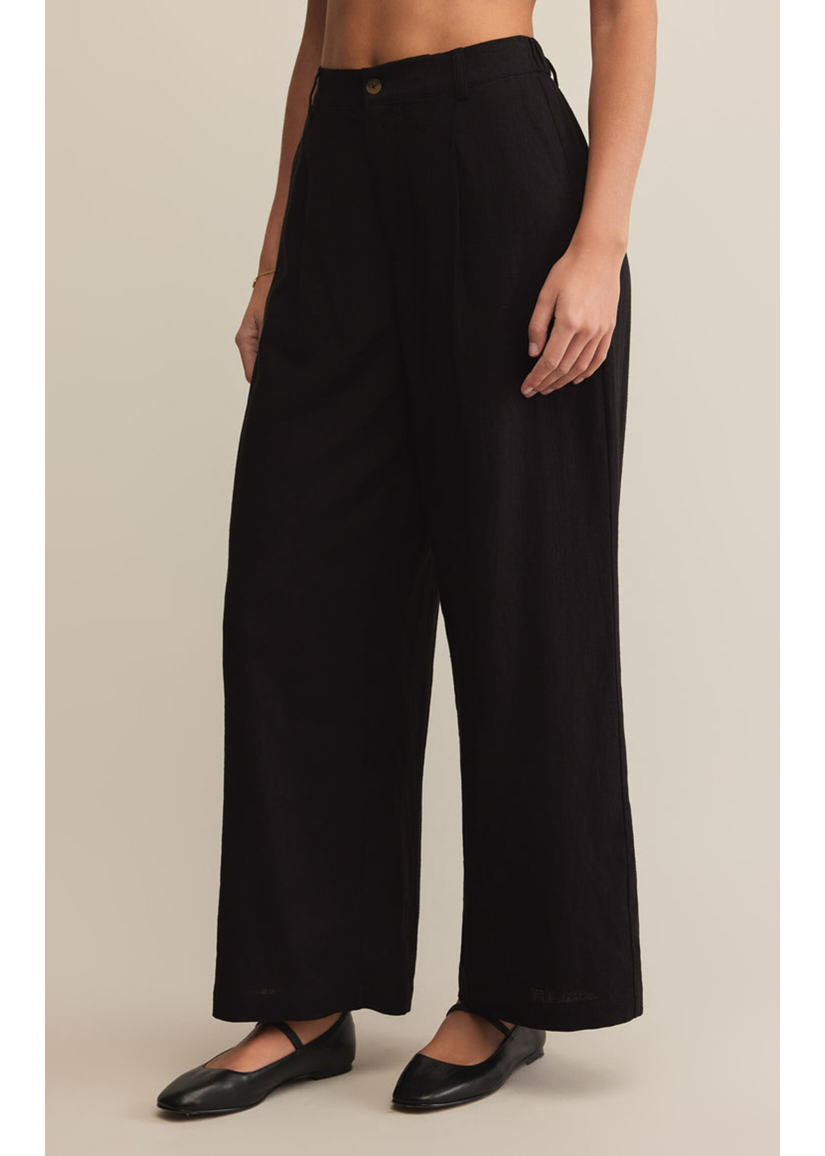 Z-Supply Z-Supply Topanga Linen Pant - Black