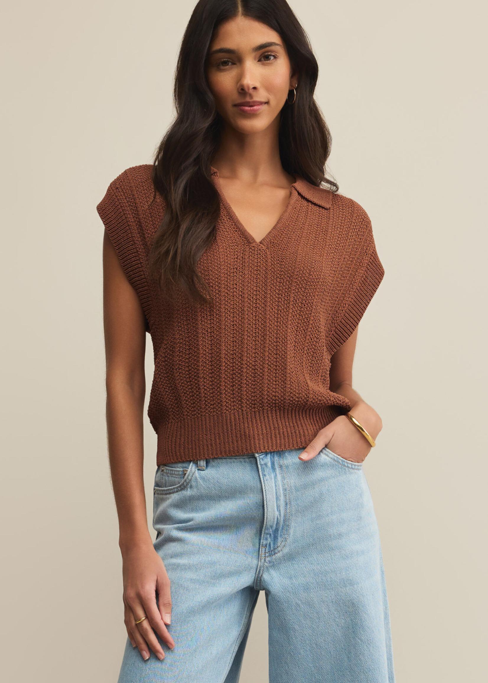 Z-Supply Z-Supply Polo Lauden - Teakwood