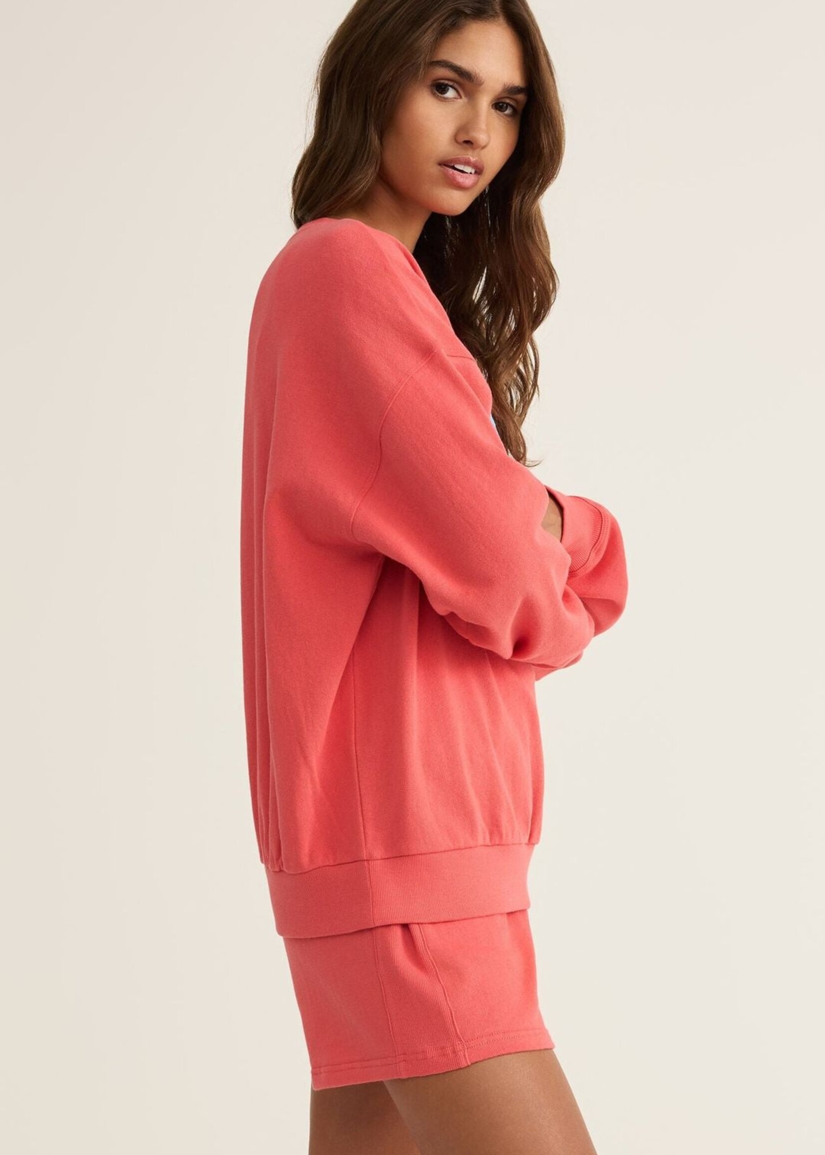 Z-Supply Z-Supply Racquet Club Sweatshirt - Persimmon