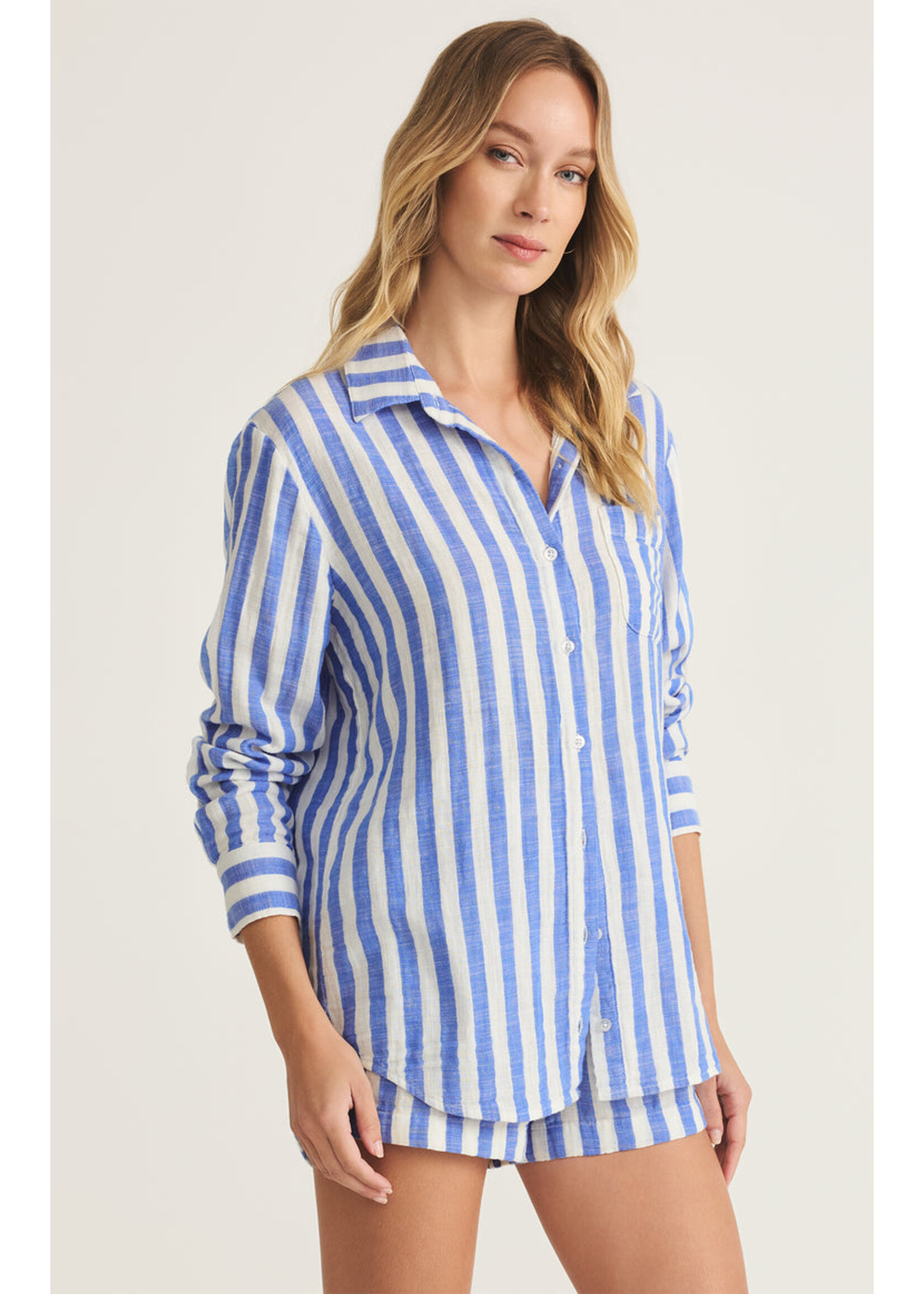 Z-Supply Z-Supply Saturdays Stripe Shirt - White