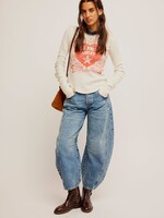 Free People Free People Lucky Locket Tee - Ivory