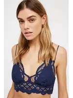 Free People Free People Bralette Adella - Navy