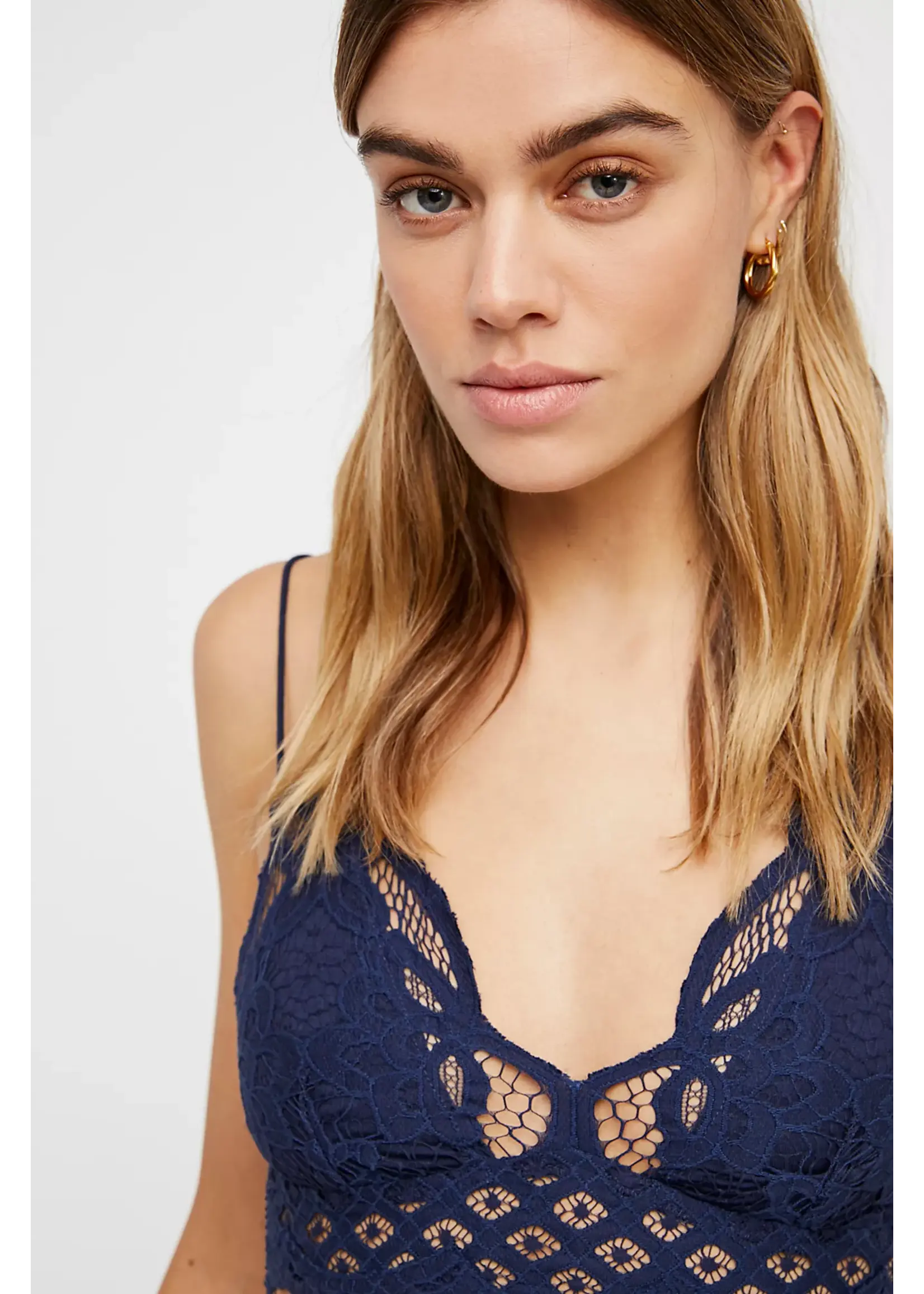 Free People Free People Adella Bralette - Navy