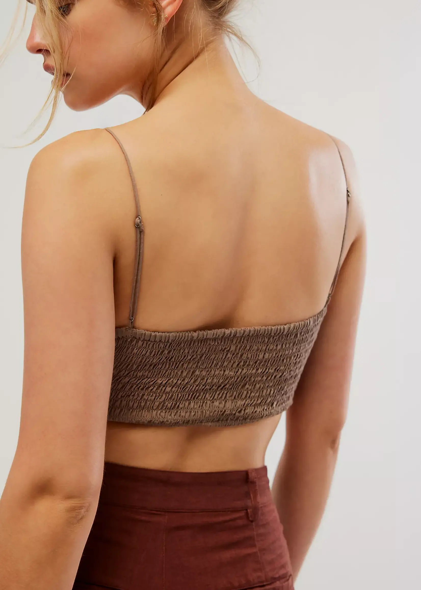 Free People Free People Bralette Lyra - Dusty Trail