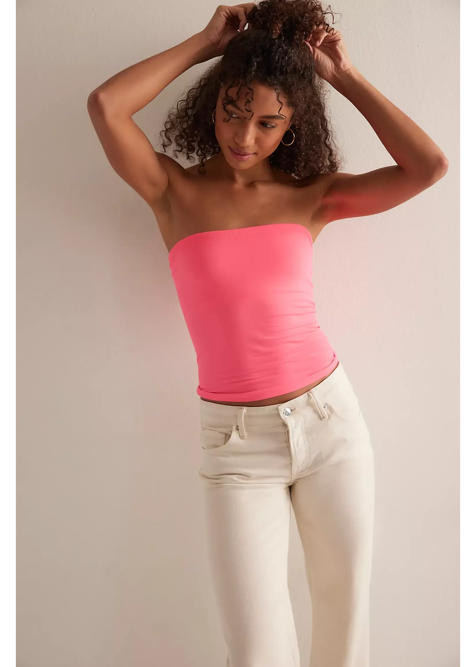 Free People Free People Tube Carrie - Hot Flamingo