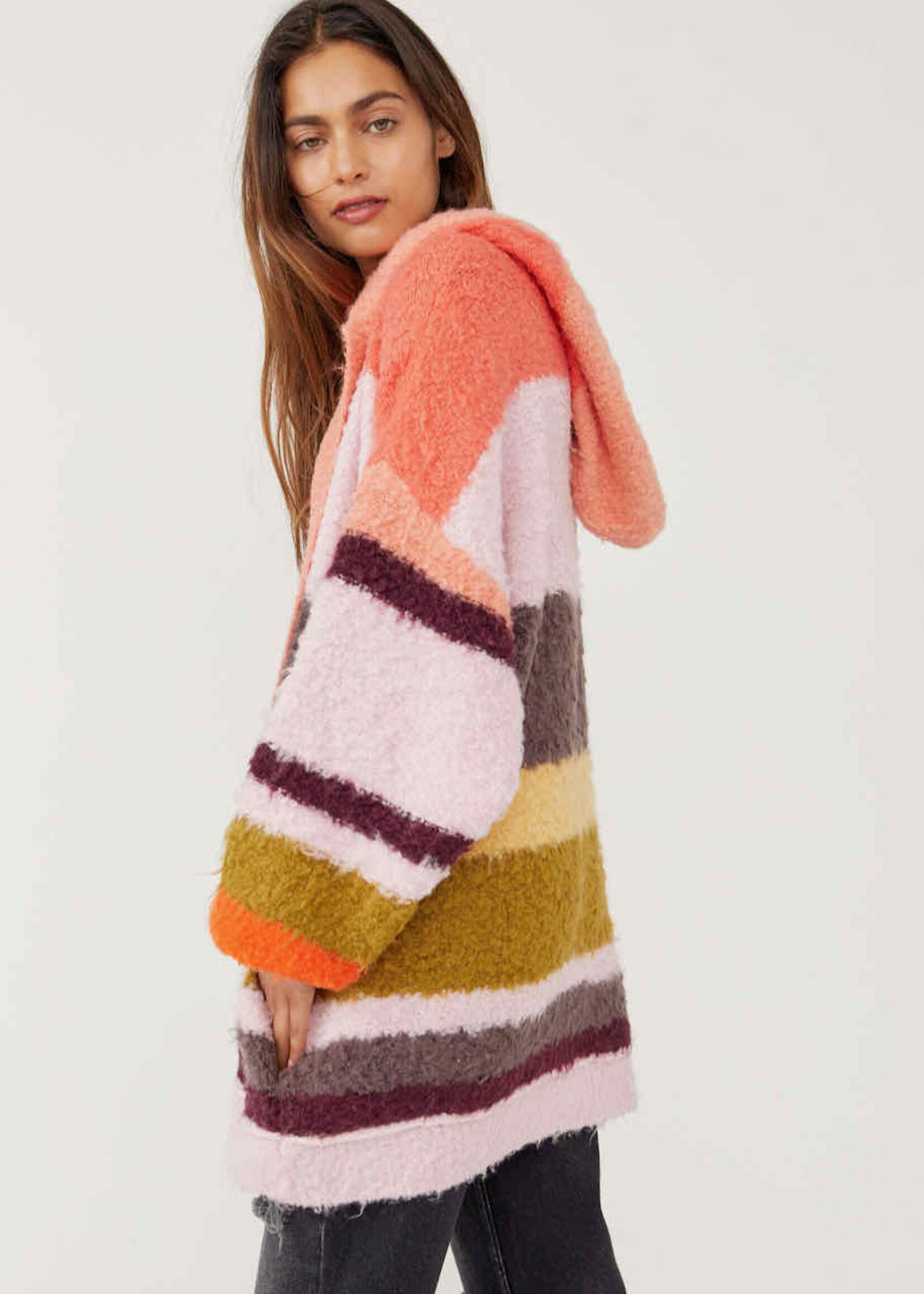 Free People Free People Dream Team Cardi - Desert Coral
