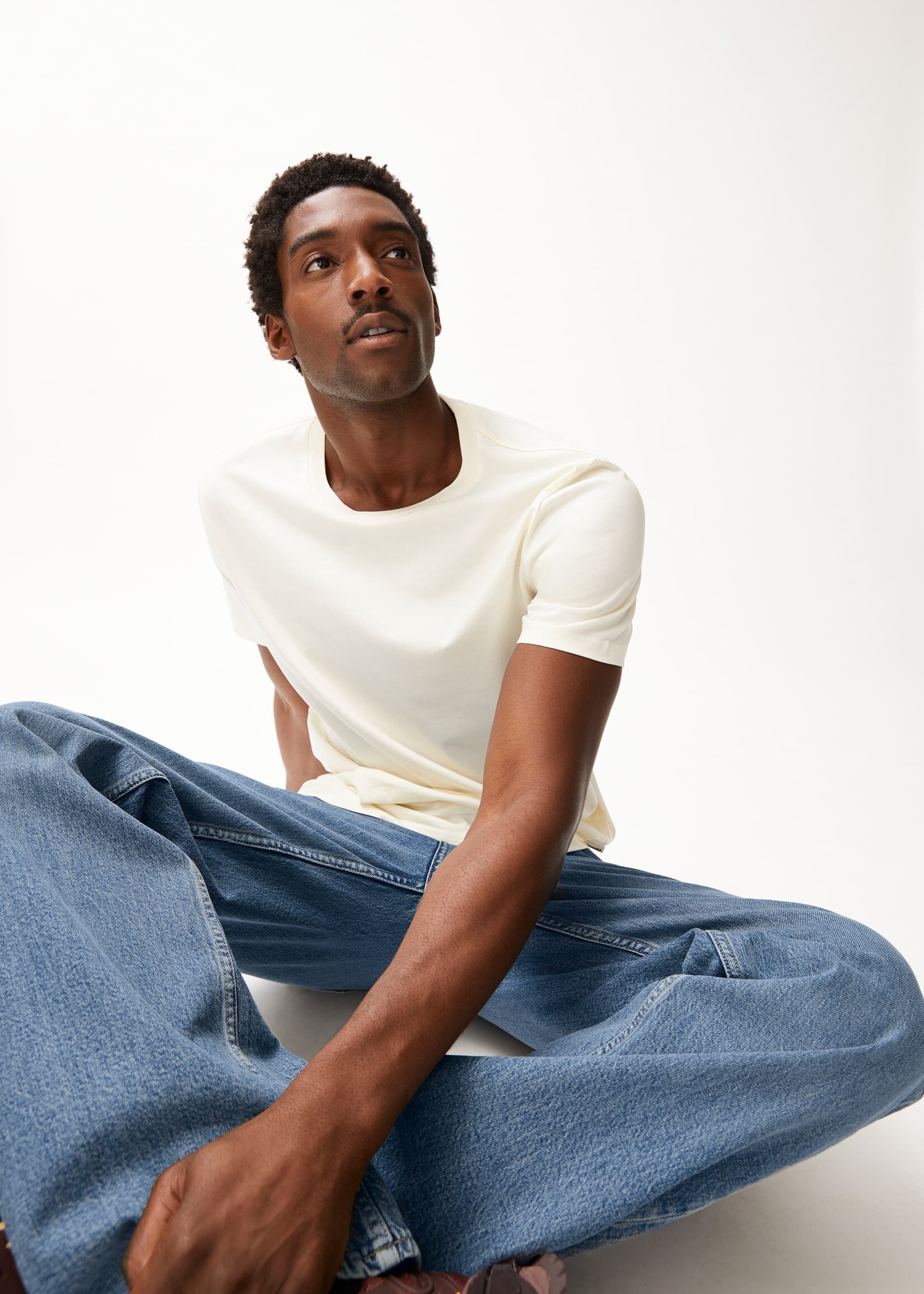 Armedangels Armedangels Jaames Tee - Oatmilk