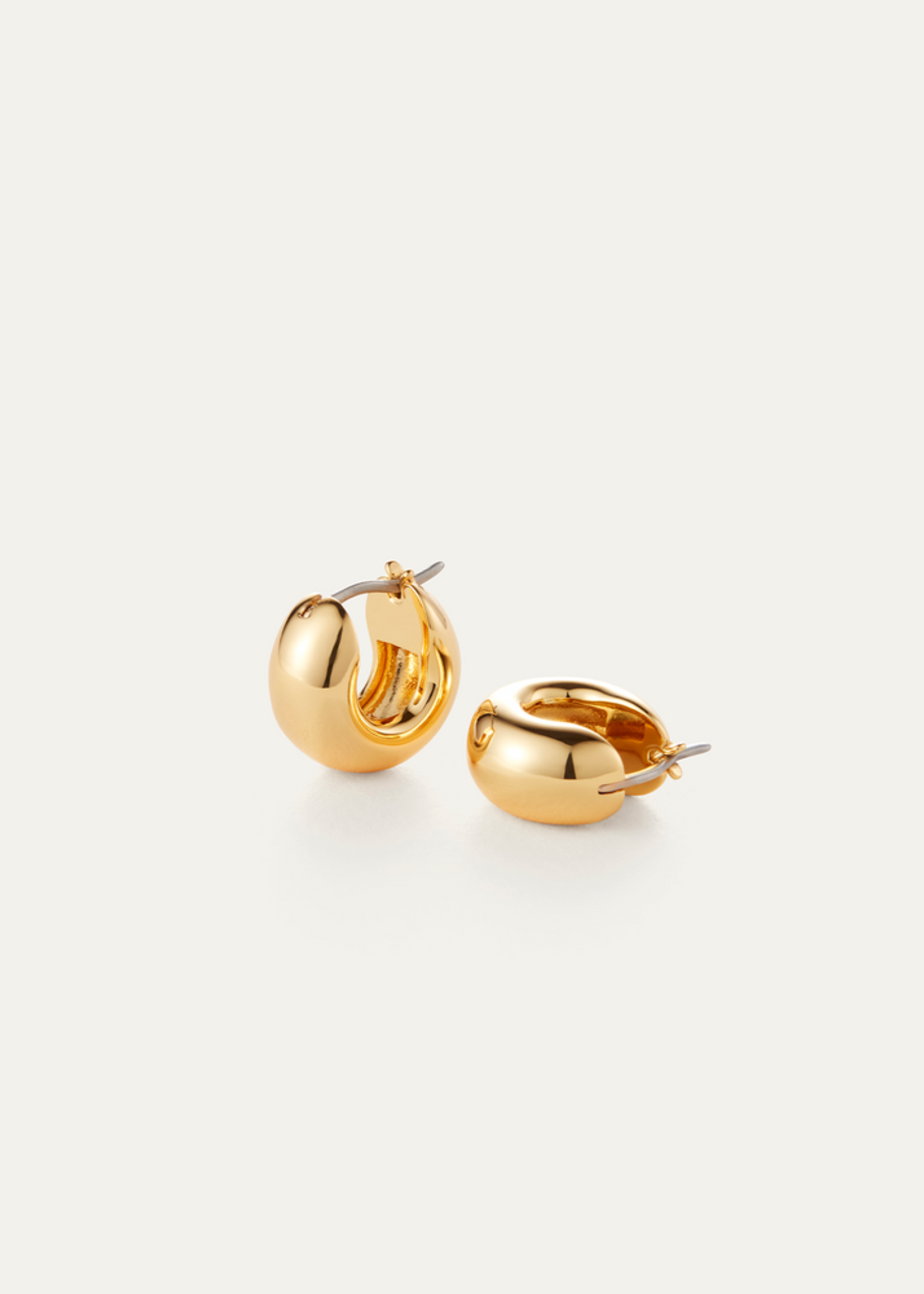 Jenny Bird Mini Tome Hoop Earrings - Gold