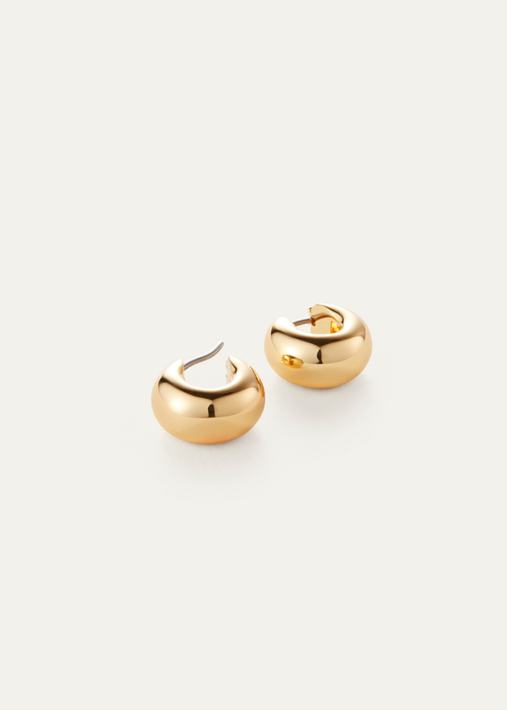 Jenny Bird Boucles D'oreilles Créoles Mini Tome - Or