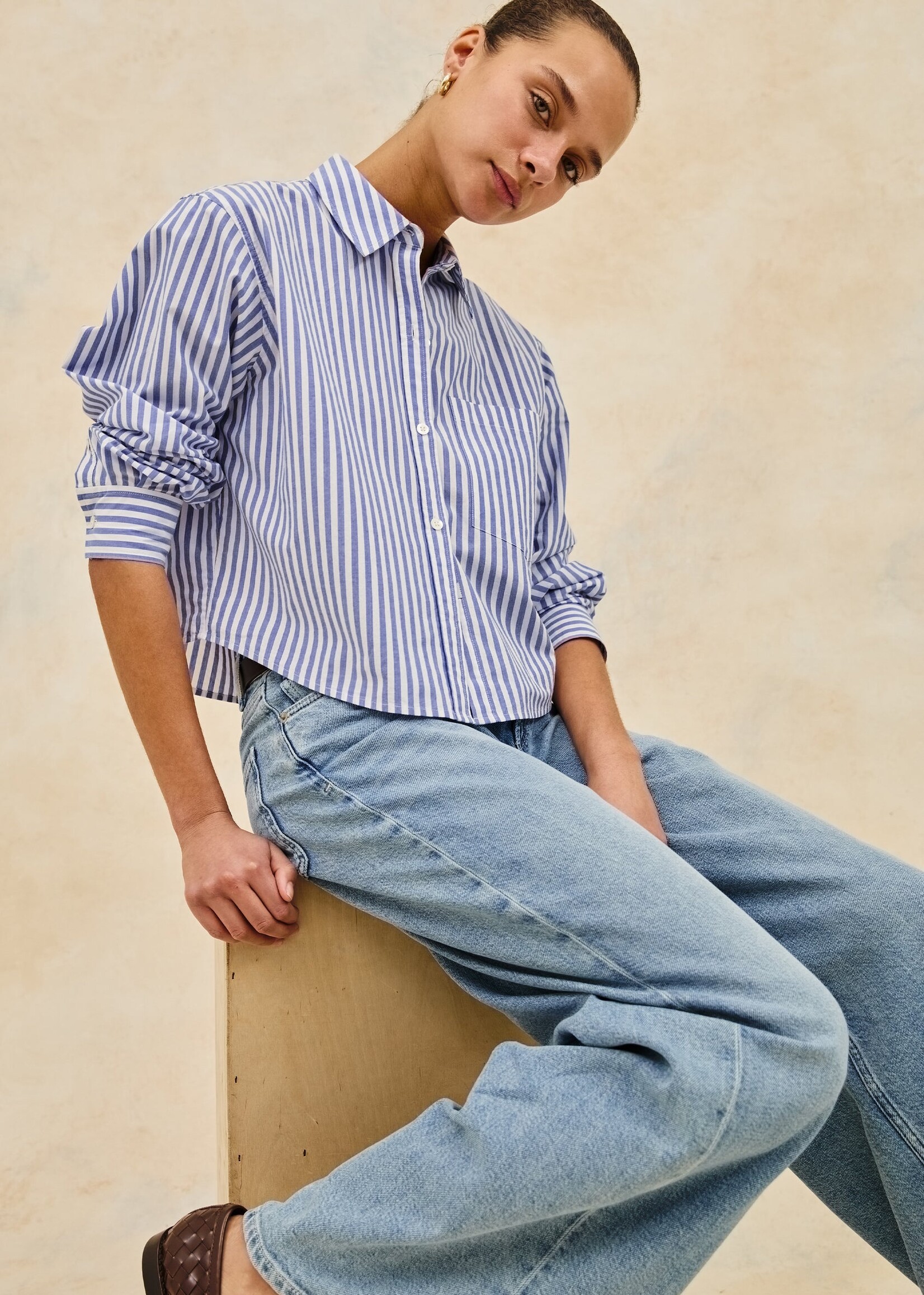 Rails Rails Chemise Ramy - Mariner White Stripe