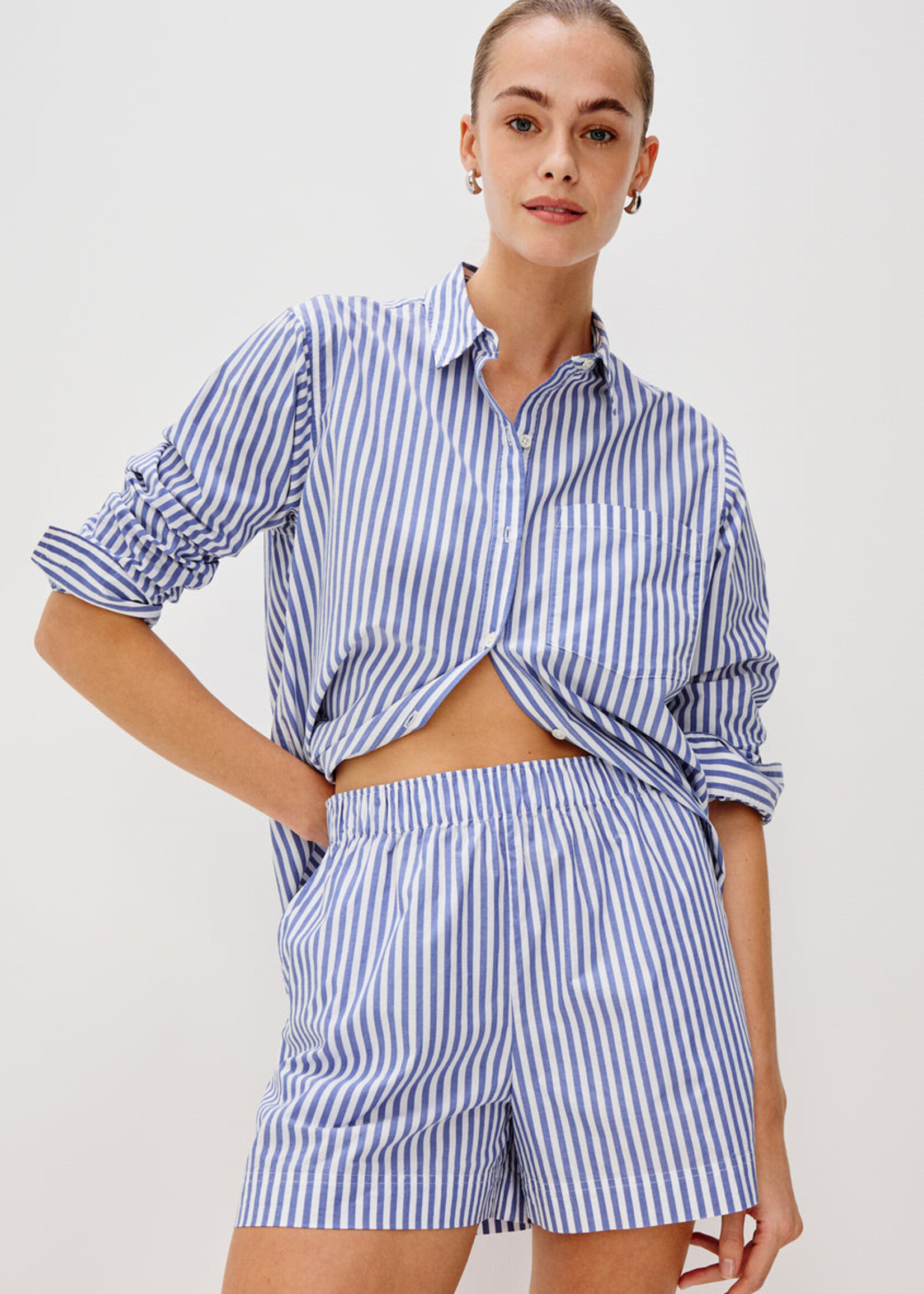 Rails Rails Short Rocky - Mariner White Stripe
