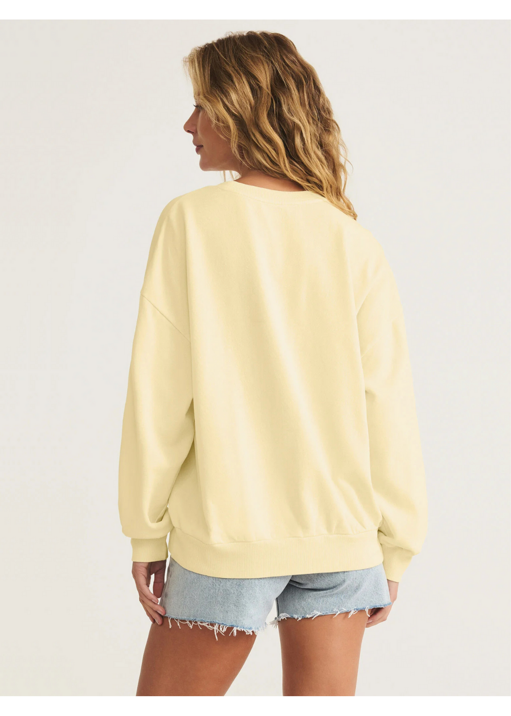 Z-Supply Z-Supply Vacay Sunday Sweatshirt - Mellow Yellow