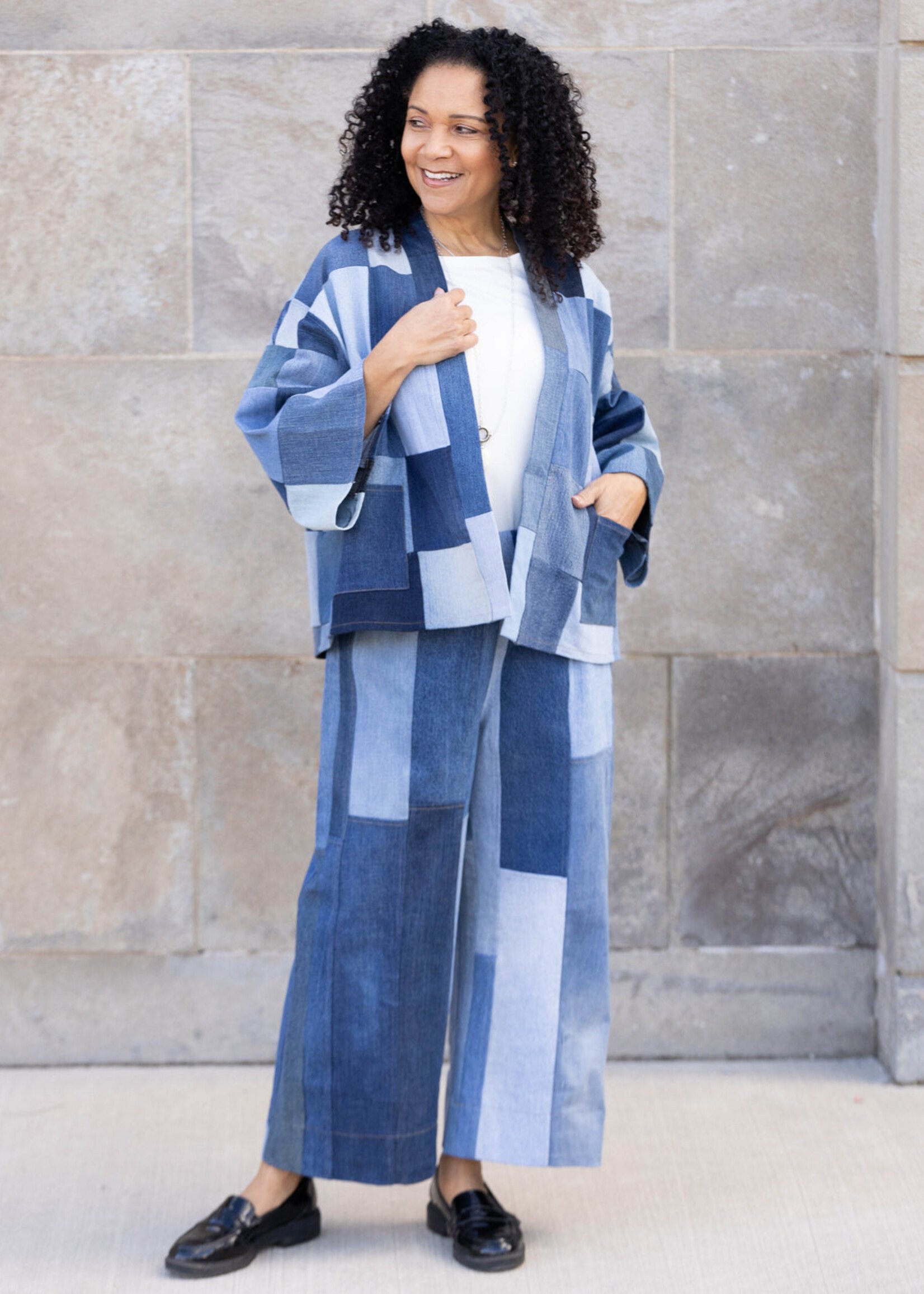 Shannon Passero Pantalon Court Teona - Patchwork