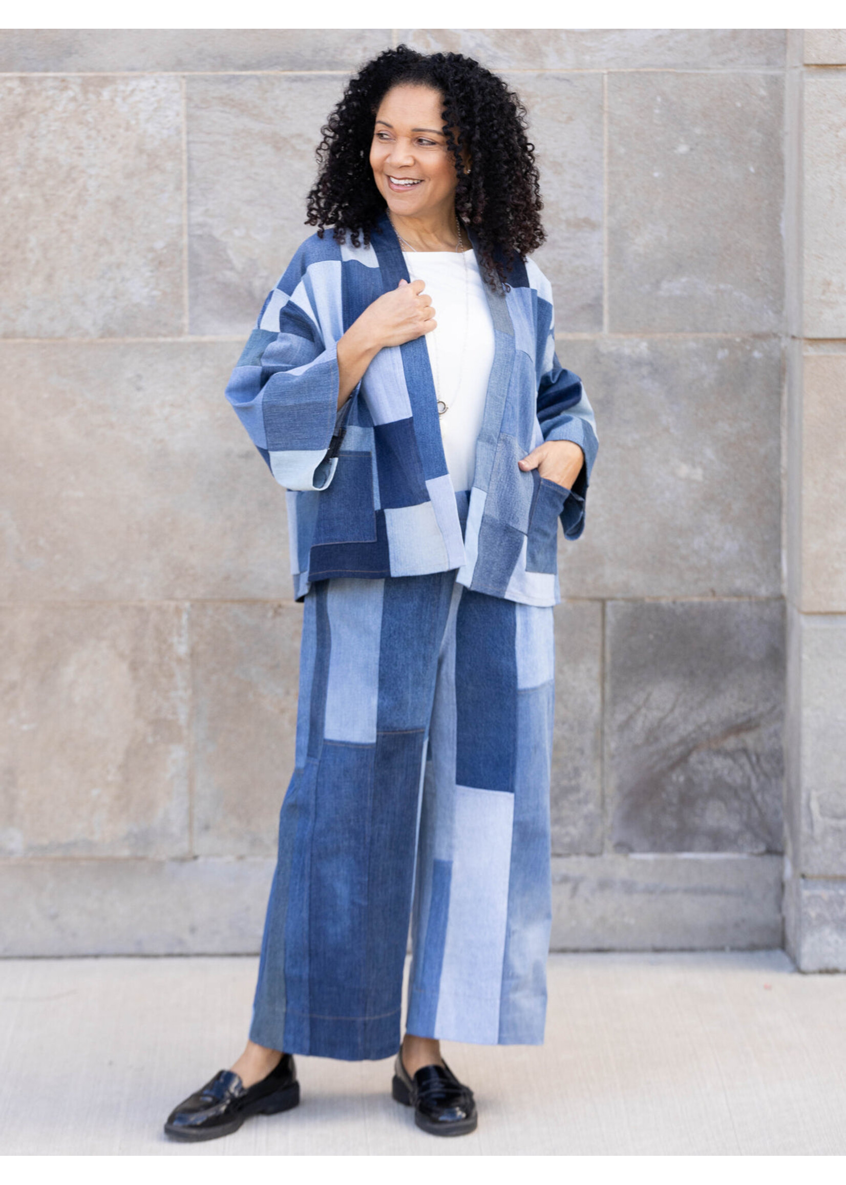 Shannon Passero Pantalon Court Teona - Patchwork