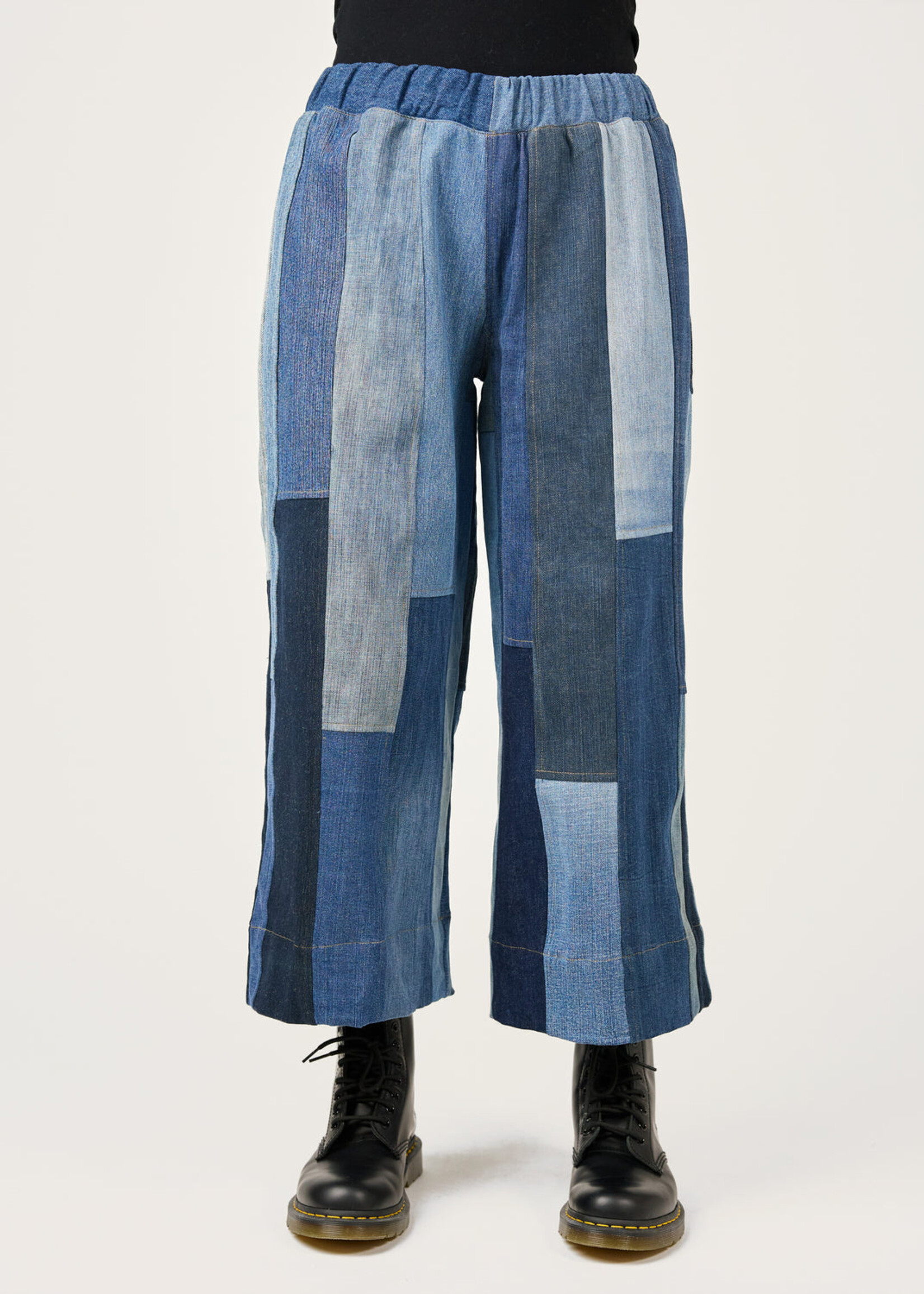 Shannon Passero Teona Crop Pant - Patchwork