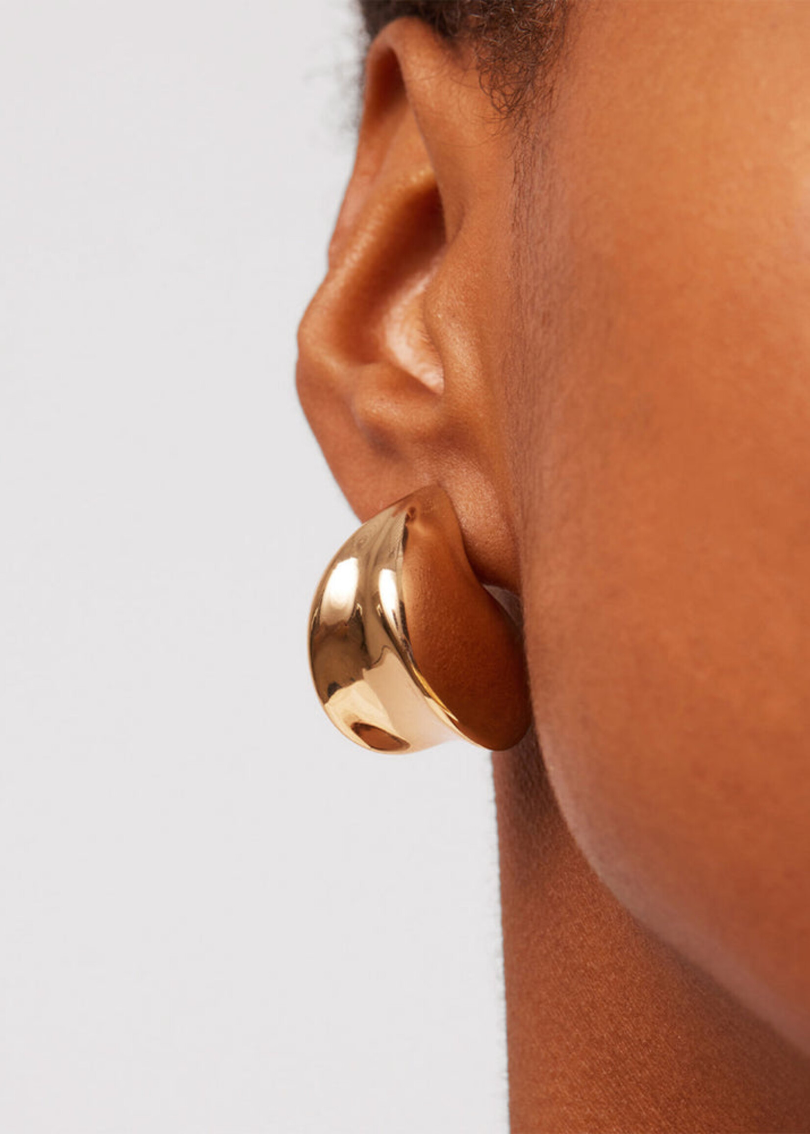 Jenny Bird Nouveaux Puff Earring - Gold