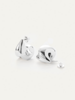 Jenny Bird Boucle D'oreille Nouveaux Puff - Argent