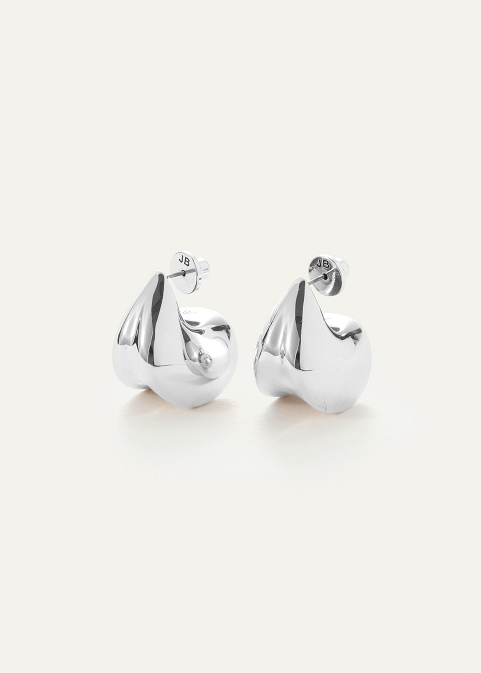 Jenny Bird Boucle D'oreille Nouveaux Puff - Argent