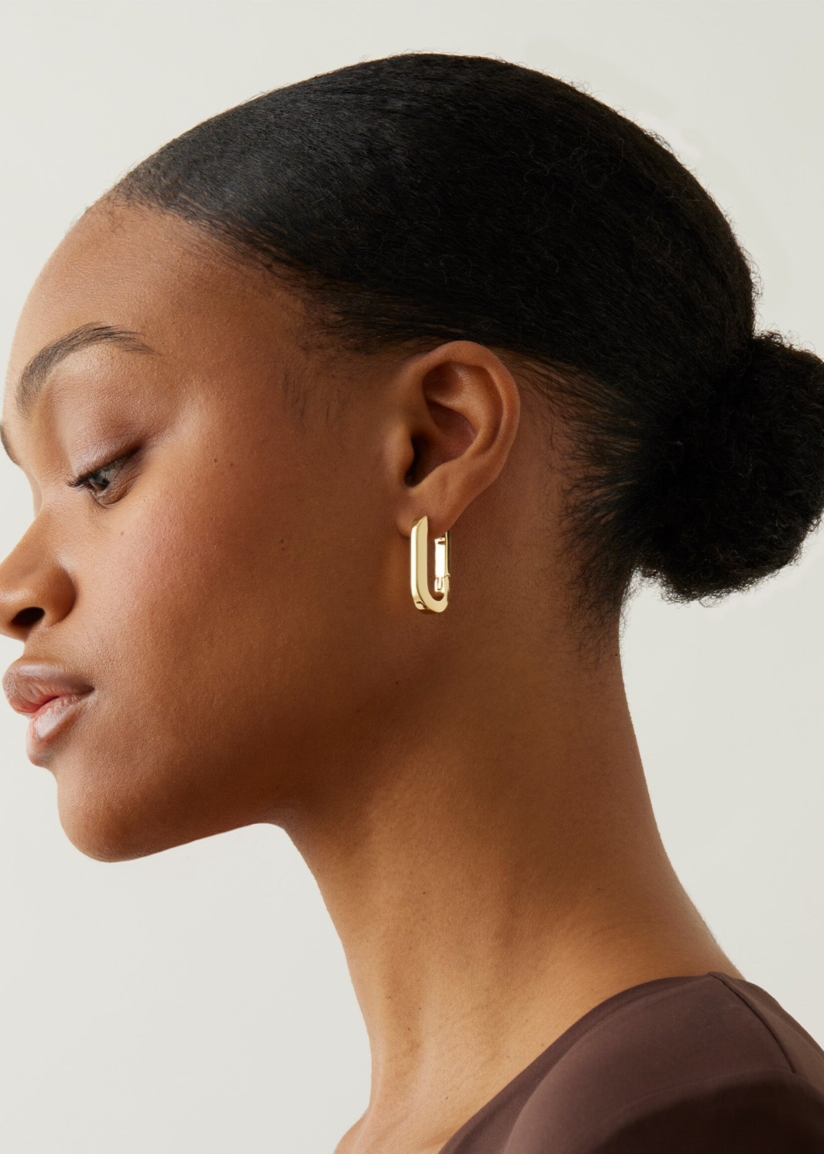 Jenny Bird U-Link Earrings - Gold