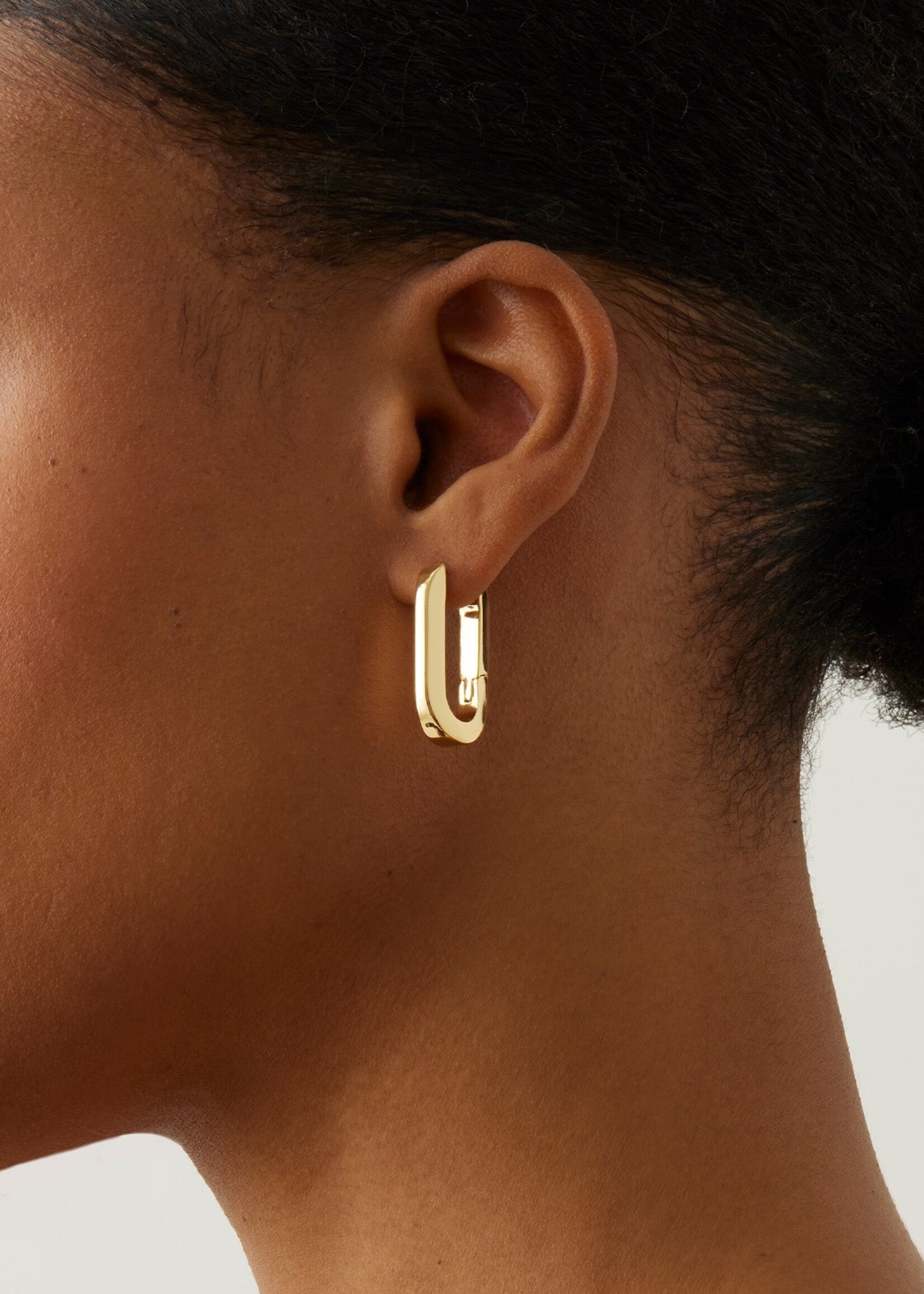 Jenny Bird U-Link Earrings - Gold