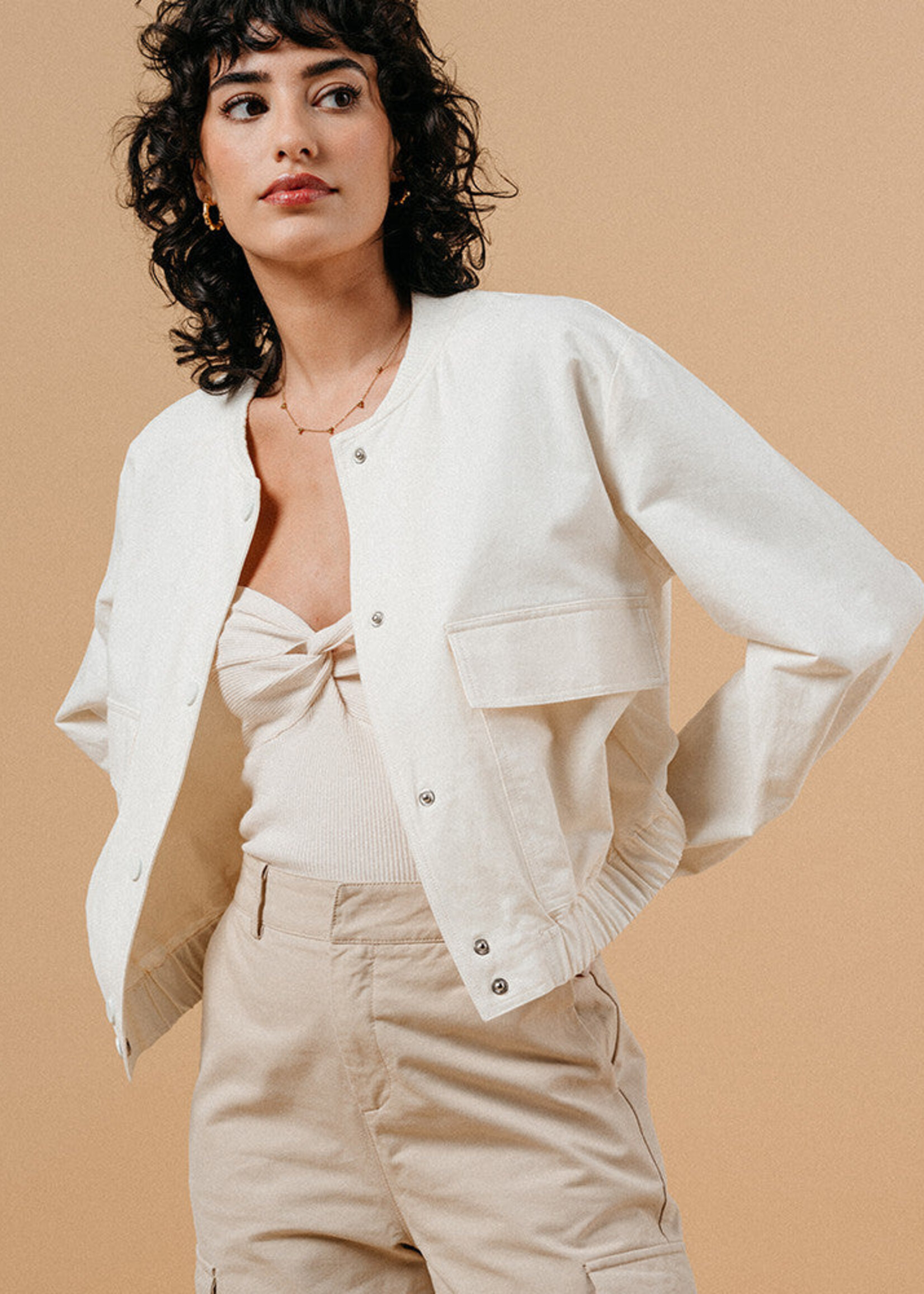 Grace and Mila Grace & Mila Megane Jacket - Ecru