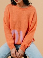 Grace and Mila Grace & Mila Madona Sweater - Orange