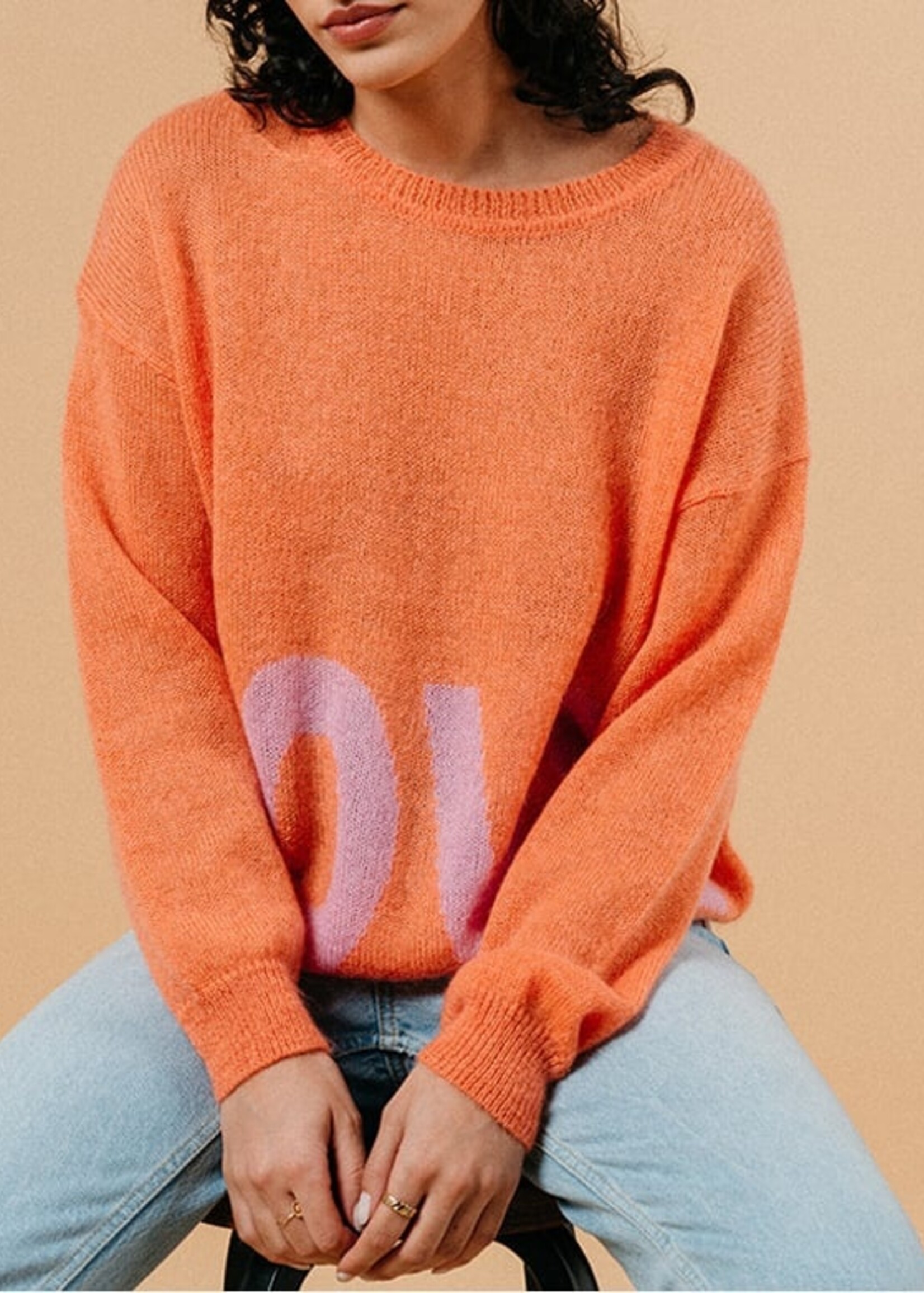 Grace and Mila Grace & Mila Madona Sweater - Orange