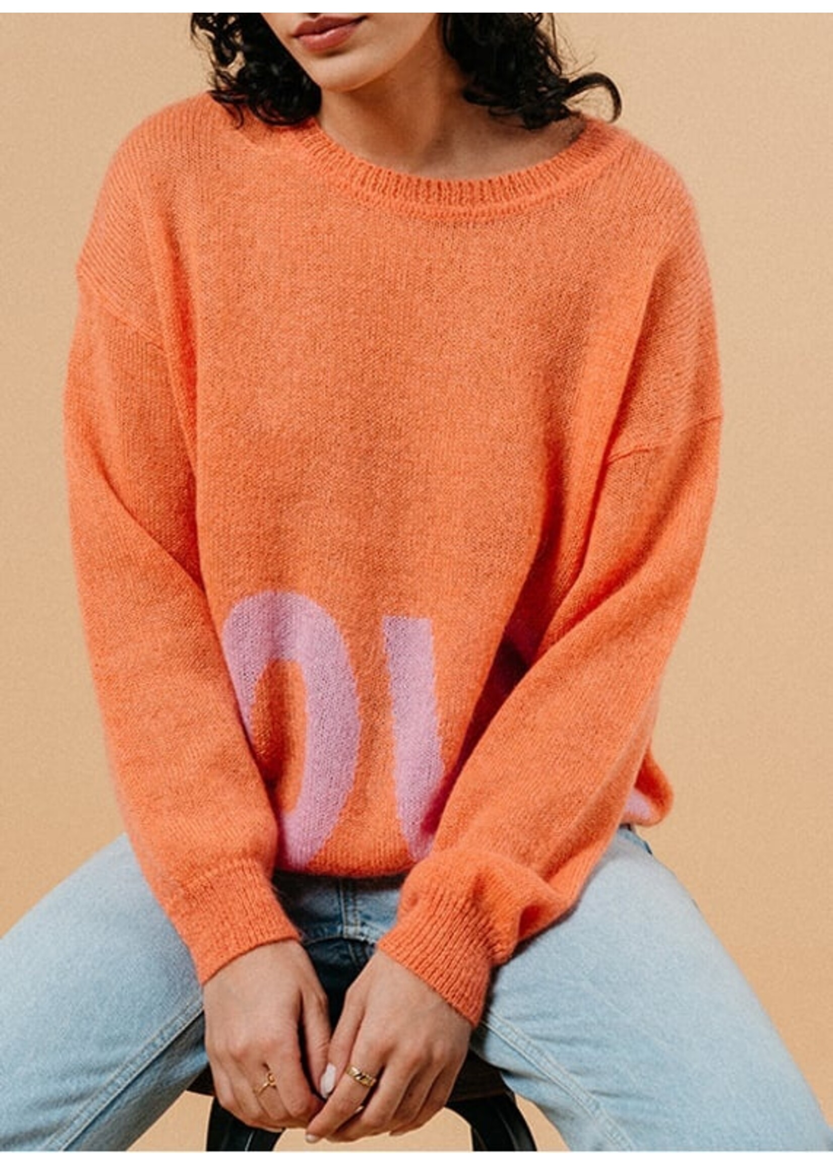 Grace and Mila Grace & Mila Madona Sweater - Orange