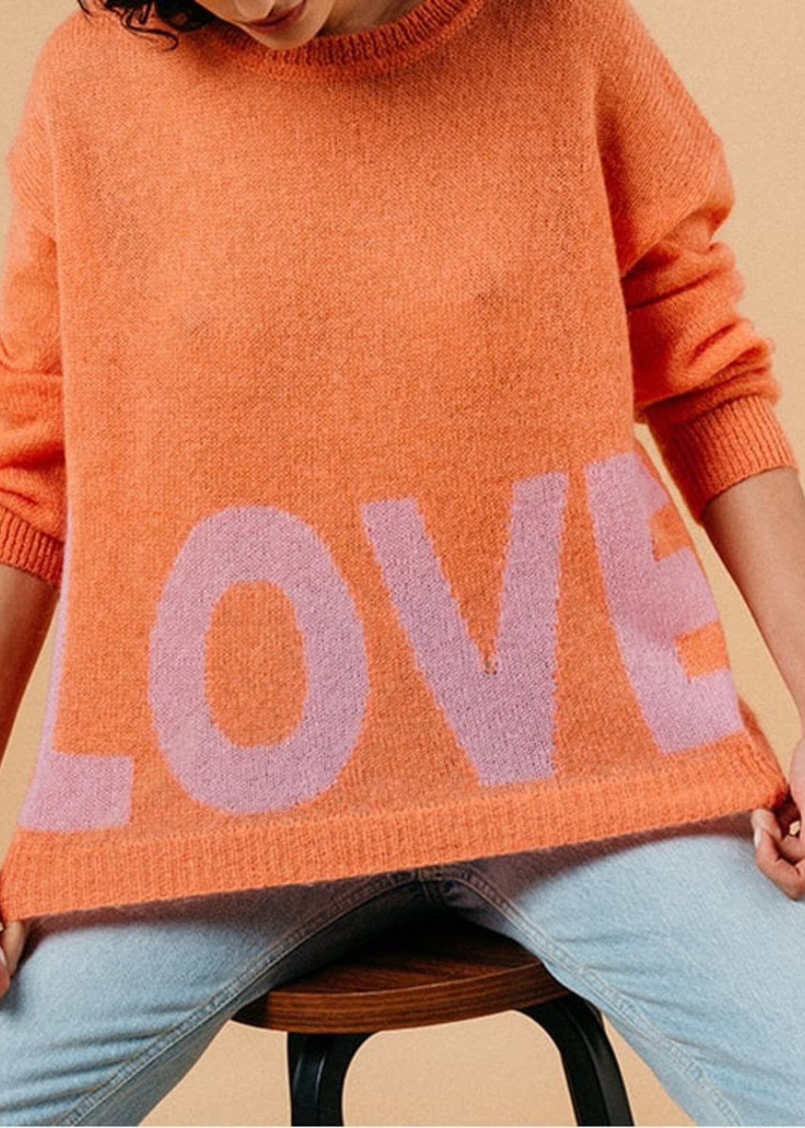 Grace and Mila Grace & Mila Madona Sweater - Orange